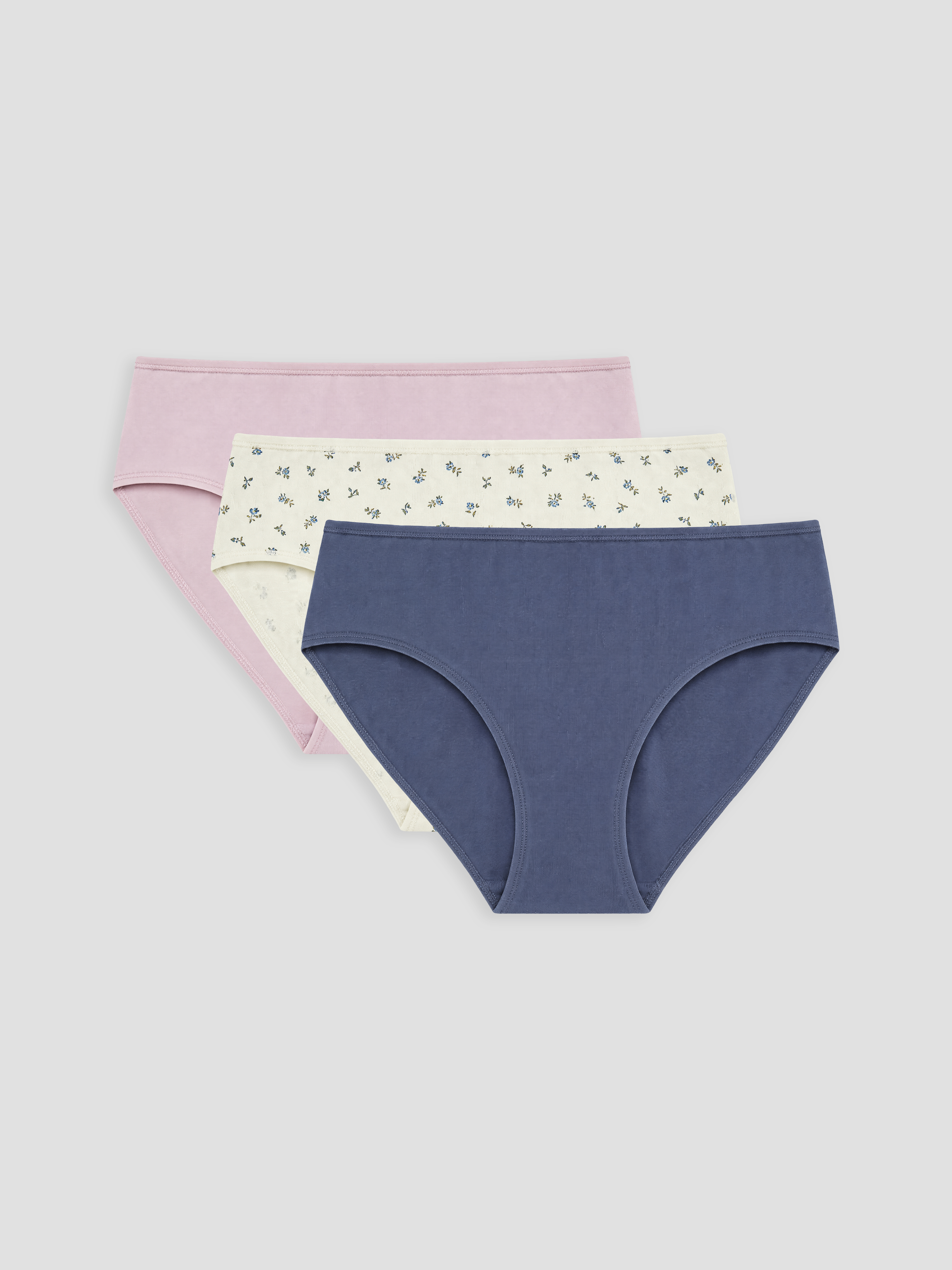 LCW DREAM Çiçekli Hipster Külot 3'lü