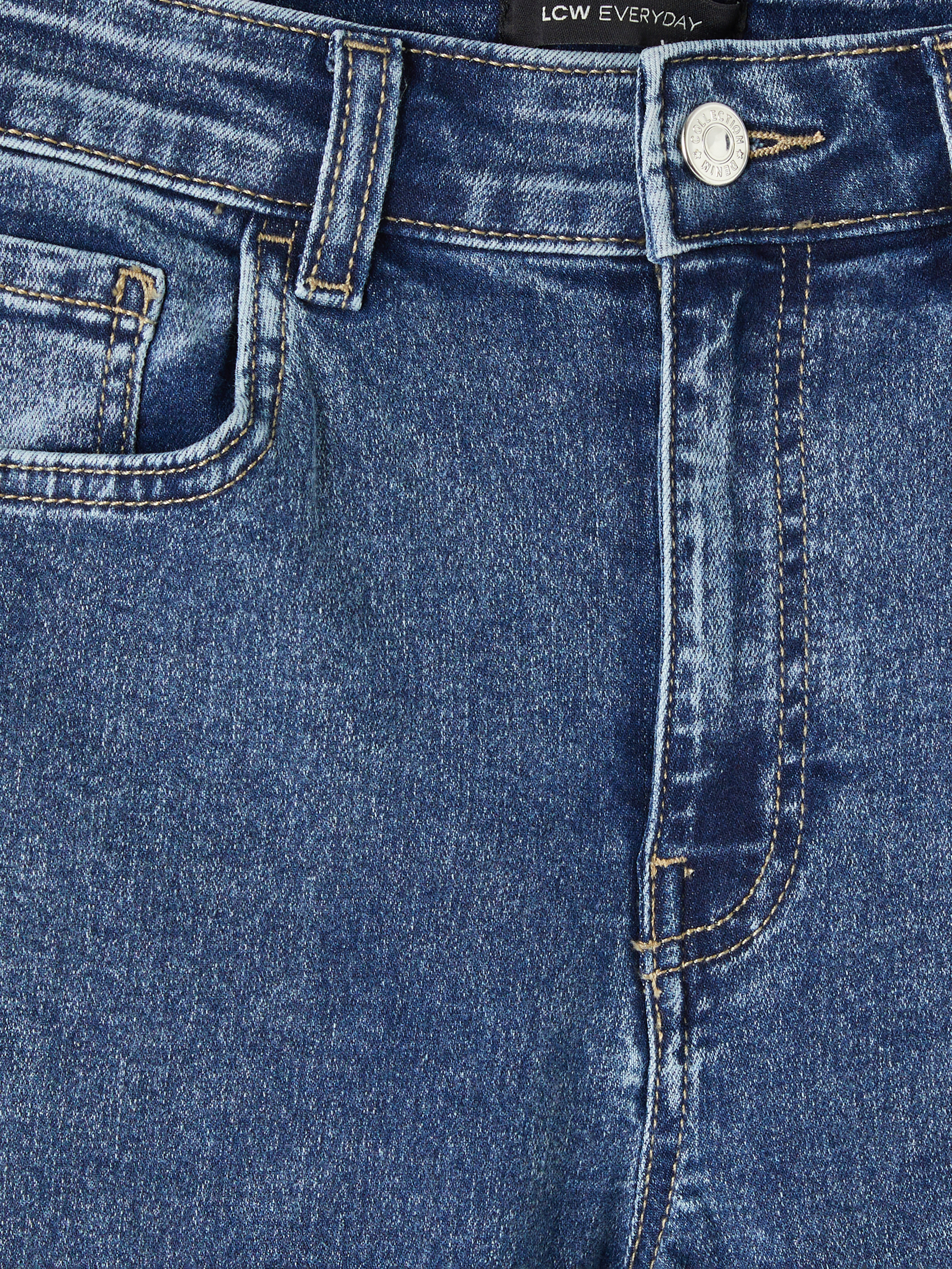 LCWAIKIKI Classic Slim Fit Kadın Jean Pantolon görsel 6