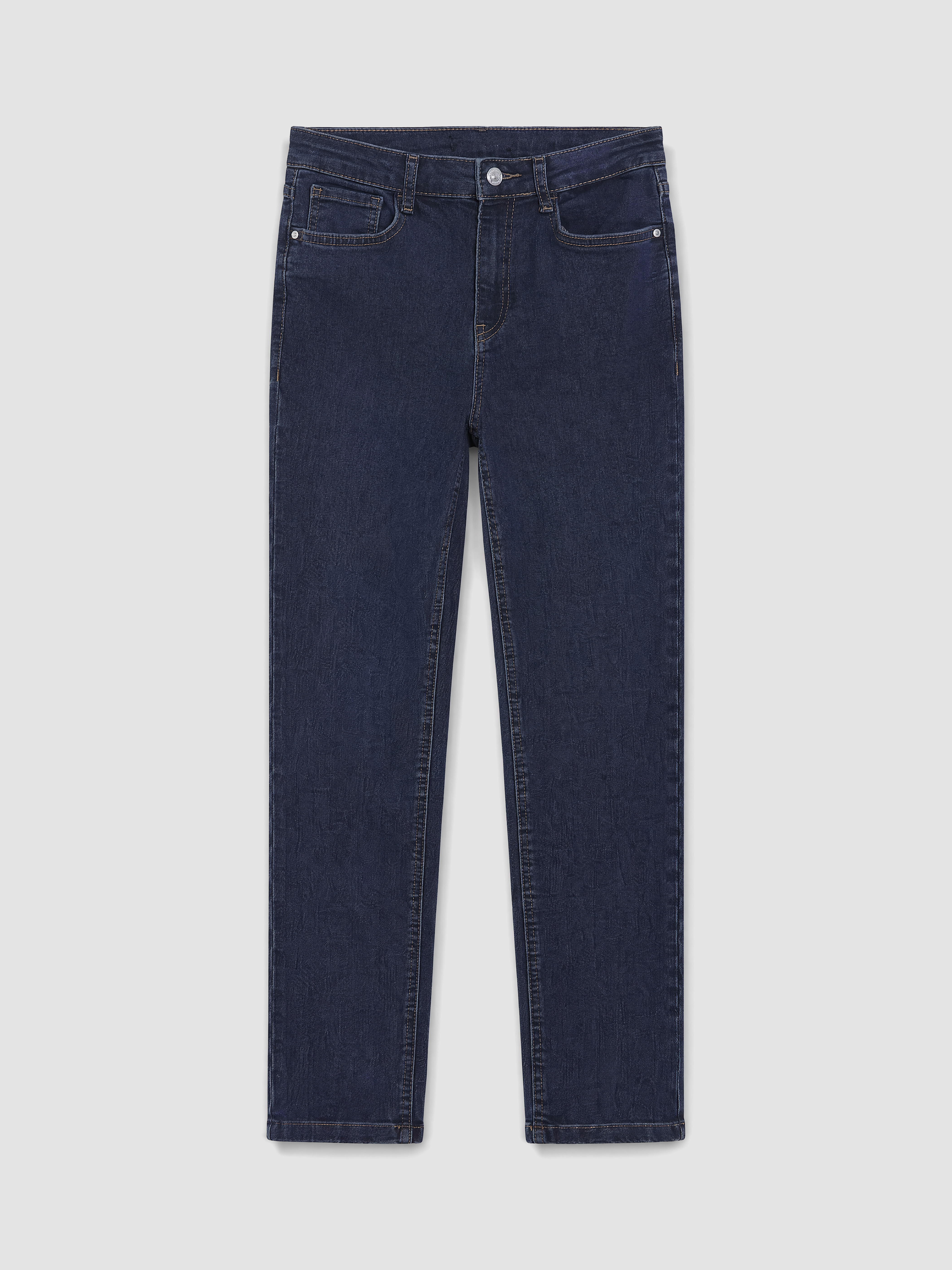 LCWAIKIKI Classic Yüksek Bel Slim Fit Kadın Jean Pantolon görsel 5