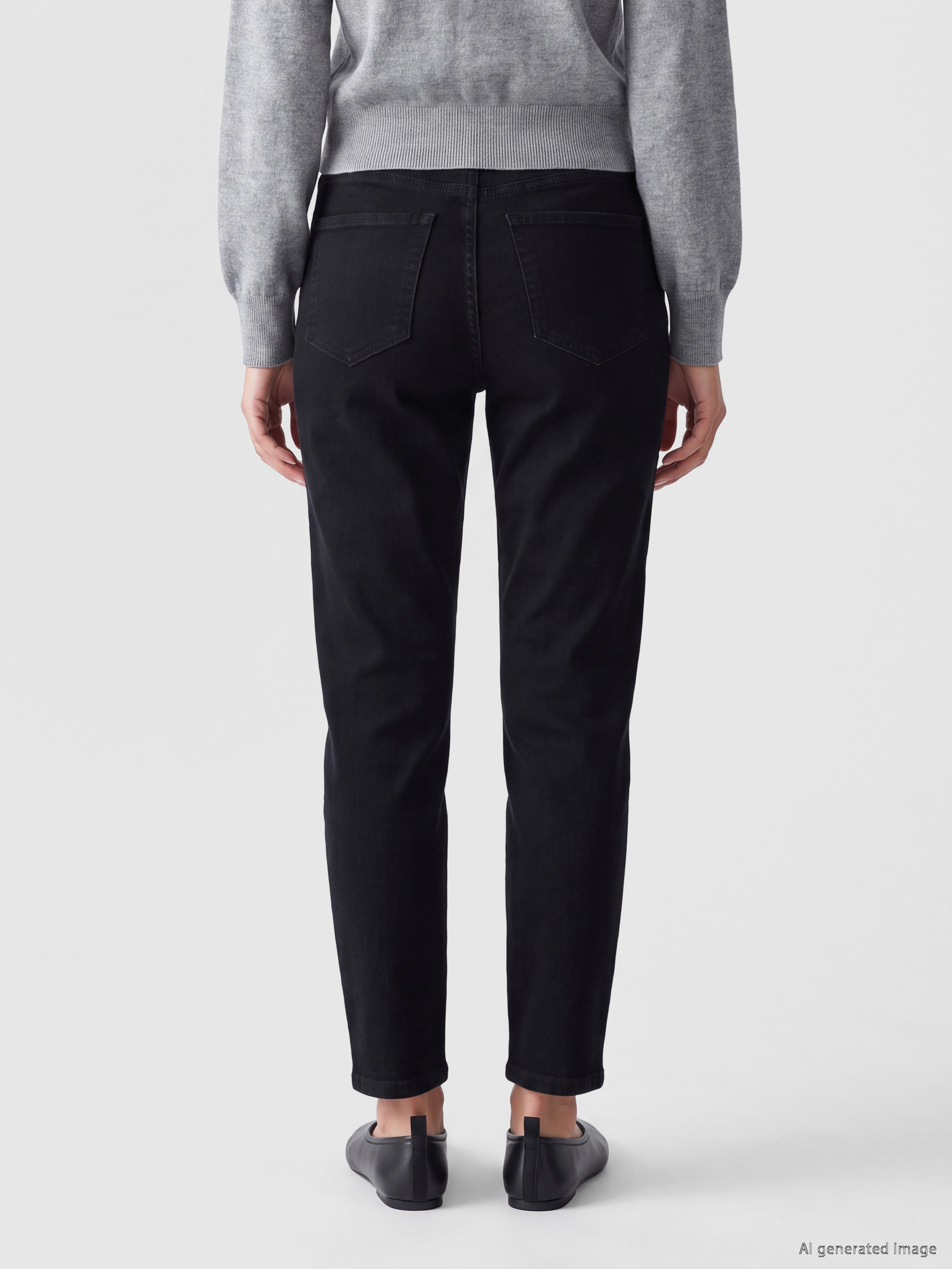 LCWAIKIKI Classic Slim Mom Kadın Jean Pantolon görsel 4