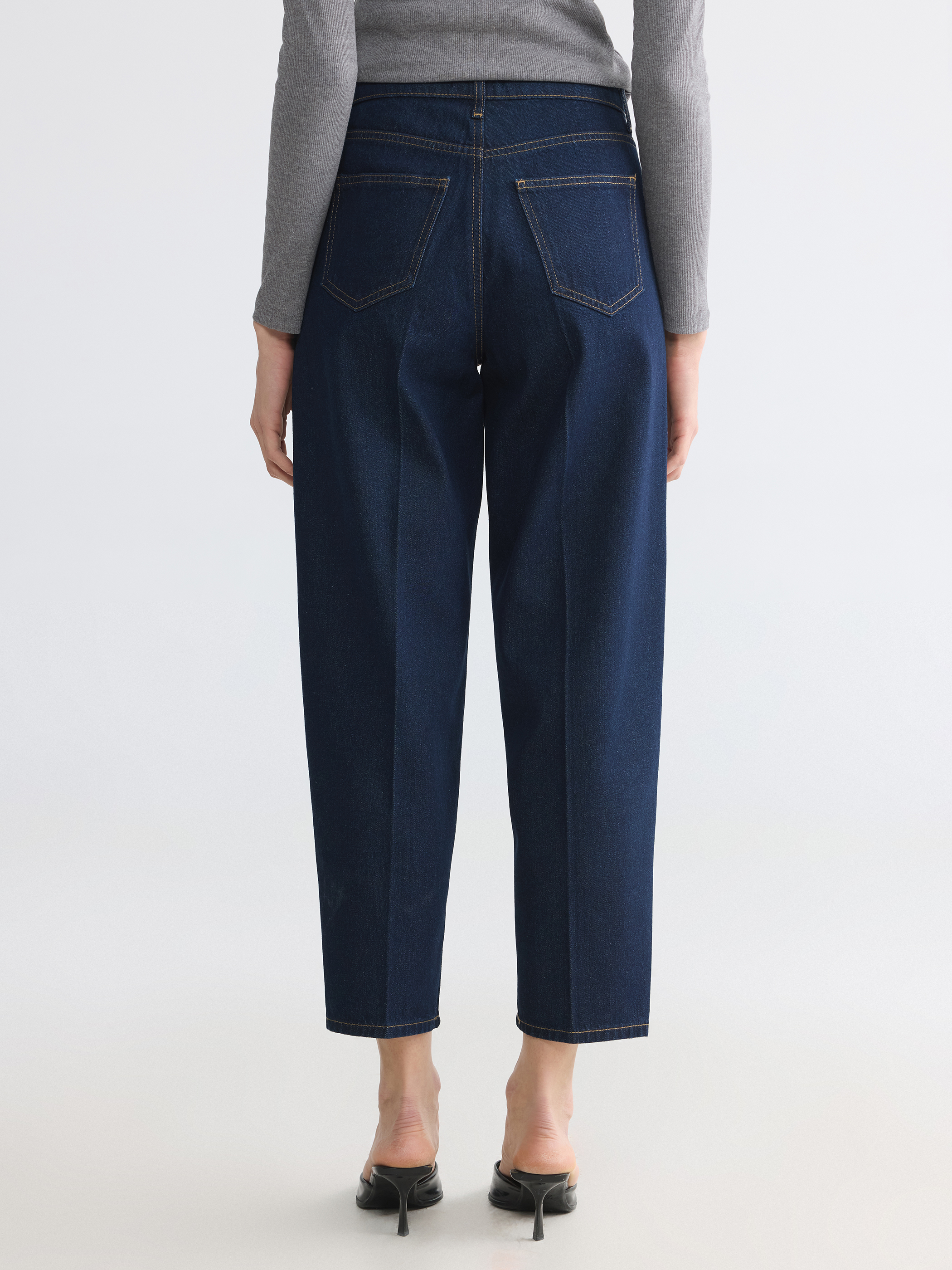 LCWAIKIKI Classic Slim Mom Kadın Jean Pantolon görsel 5