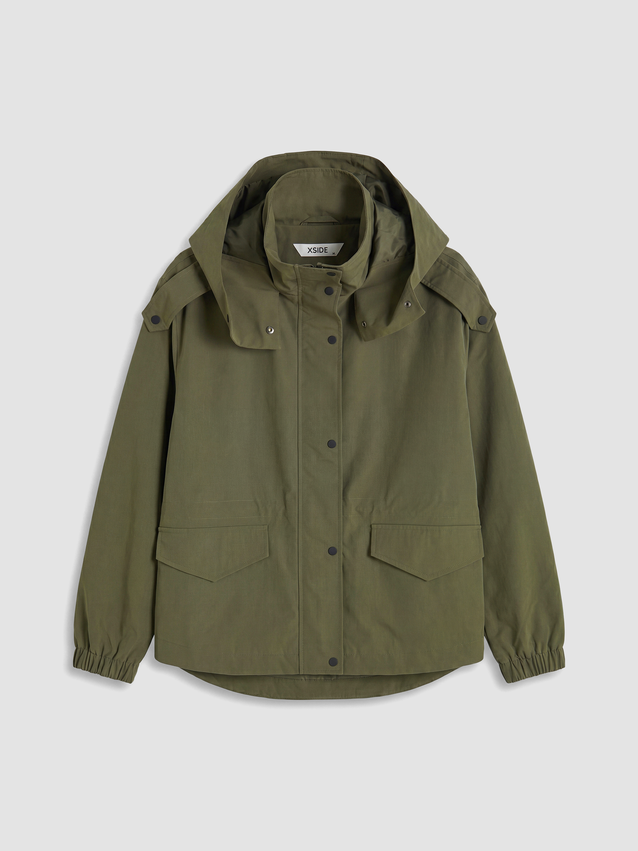 XSIDE Kapüşonlu Oversize Kadın Ceket görsel 6