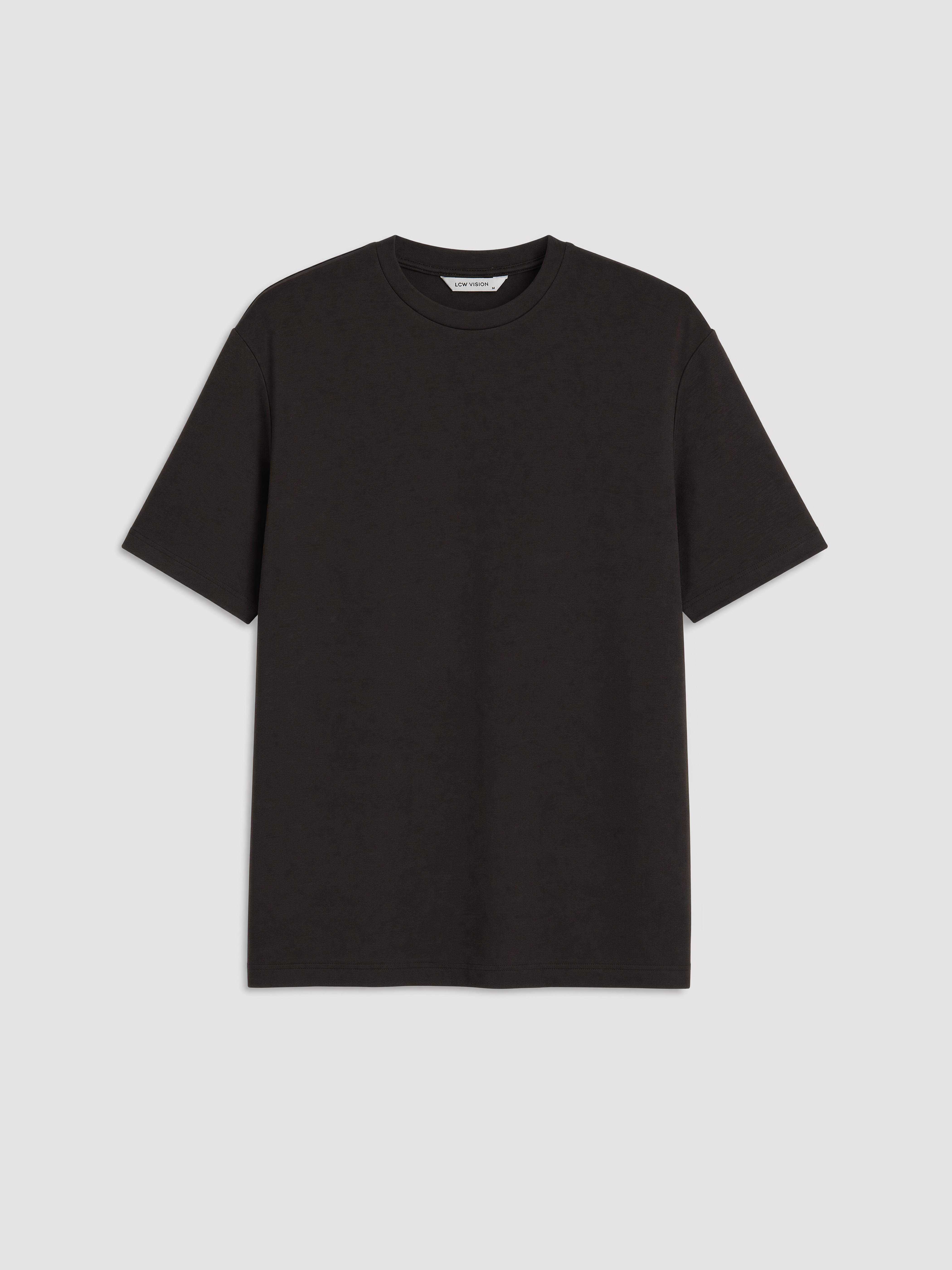 LCW Vision Loose Fit Akışkan Kumaş Tişört /04 görsel 5