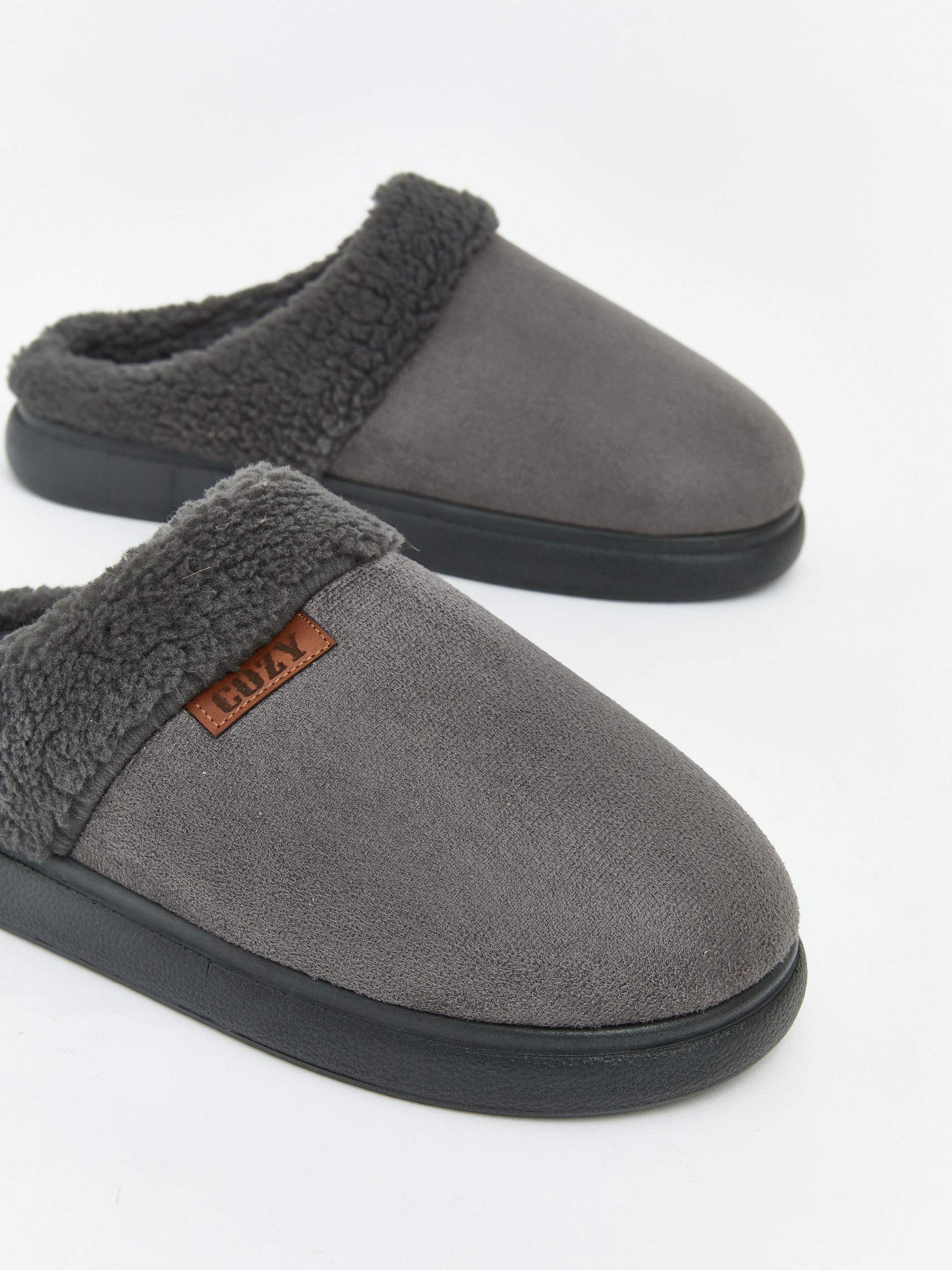 LCW STEPS Süet Görünümlü Erkek Ev Terliği görsel 3