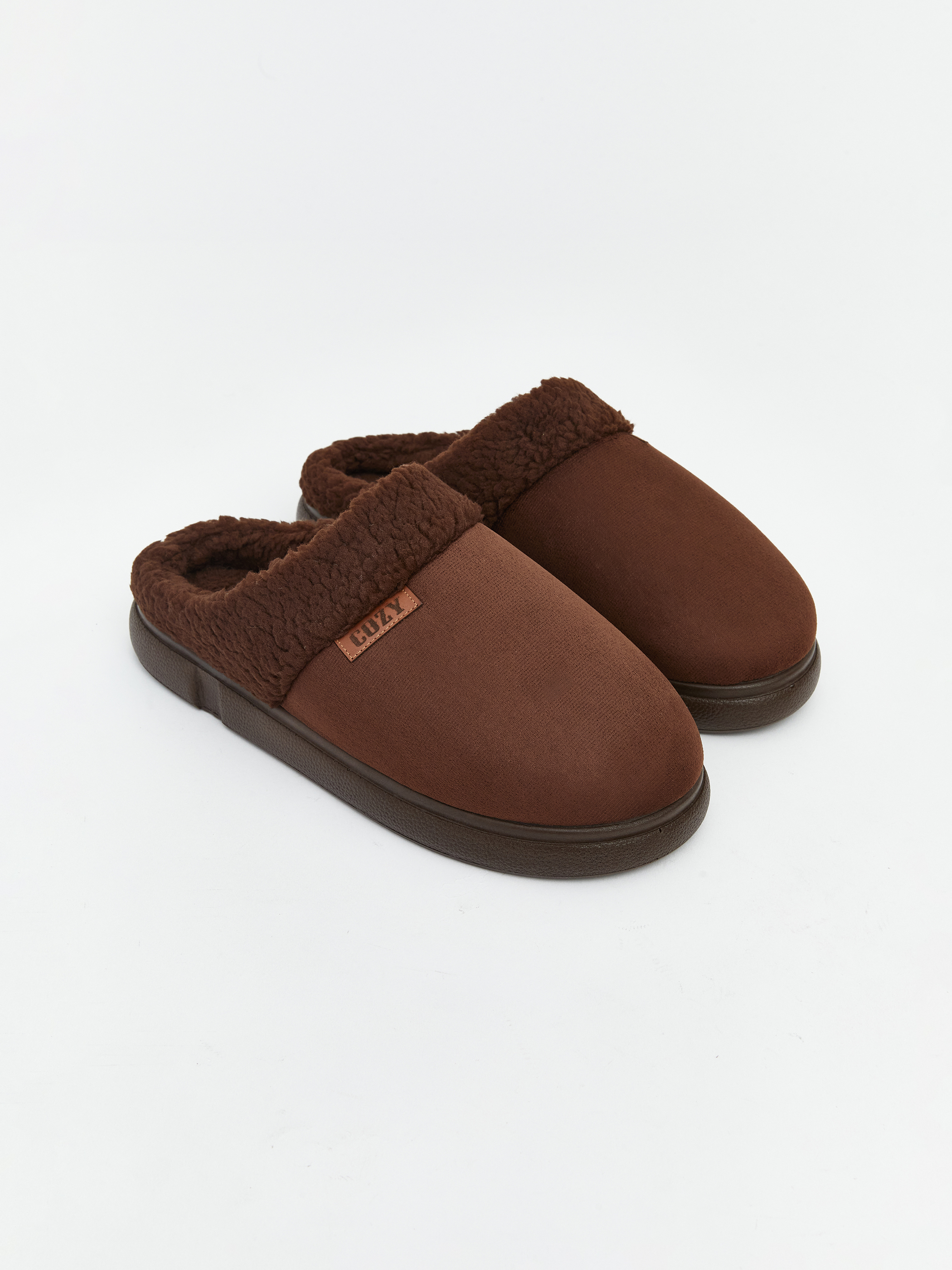 LCW STEPS Süet Görünümlü Erkek Ev Terliği görsel 2