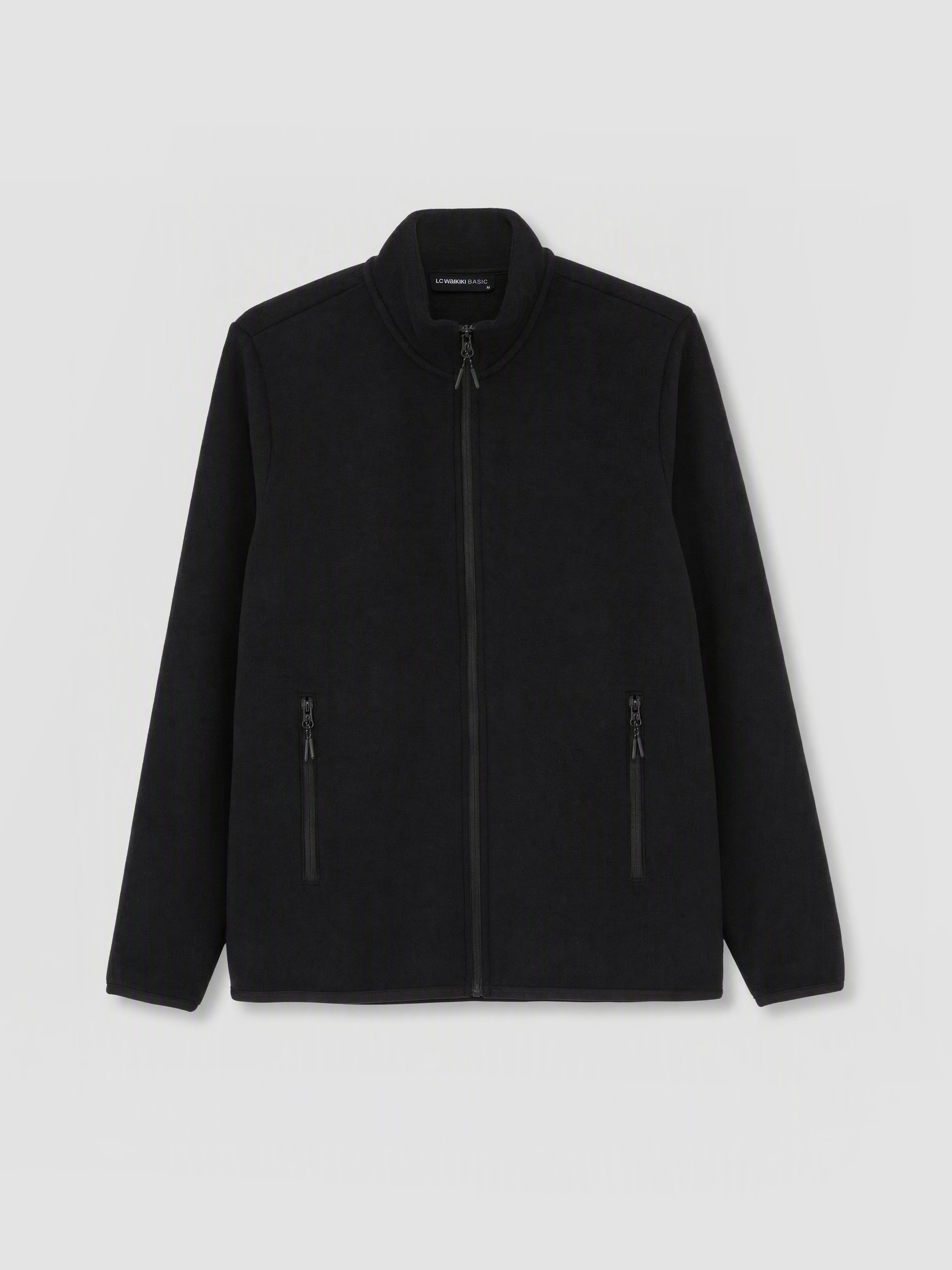 LCWAIKIKI Classic Dik Yaka Erkek Polar Fermuarlı Sweatshirt görsel 4