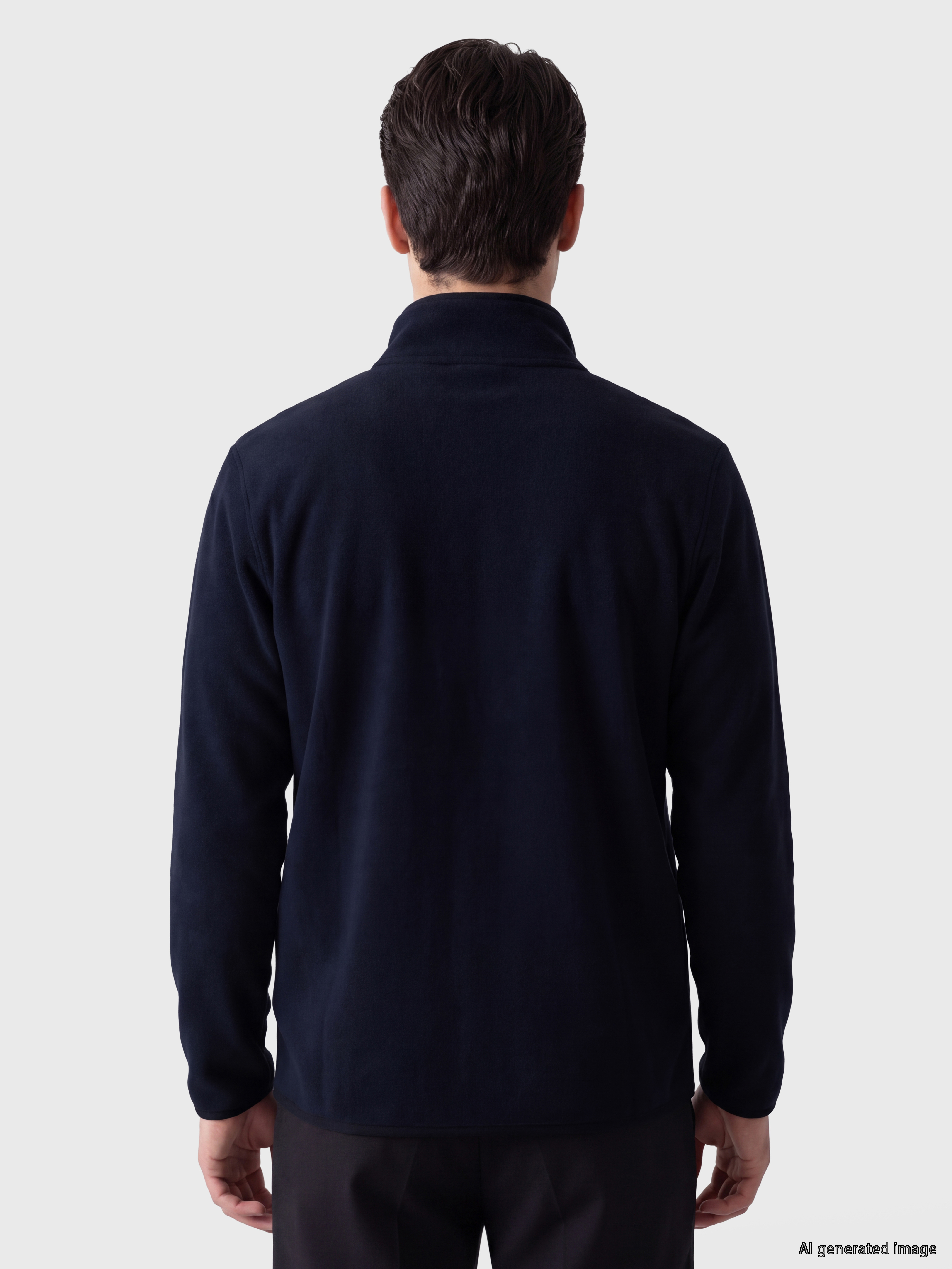 LCWAIKIKI Classic Dik Yaka Erkek Polar Fermuarlı Sweatshirt görsel 4