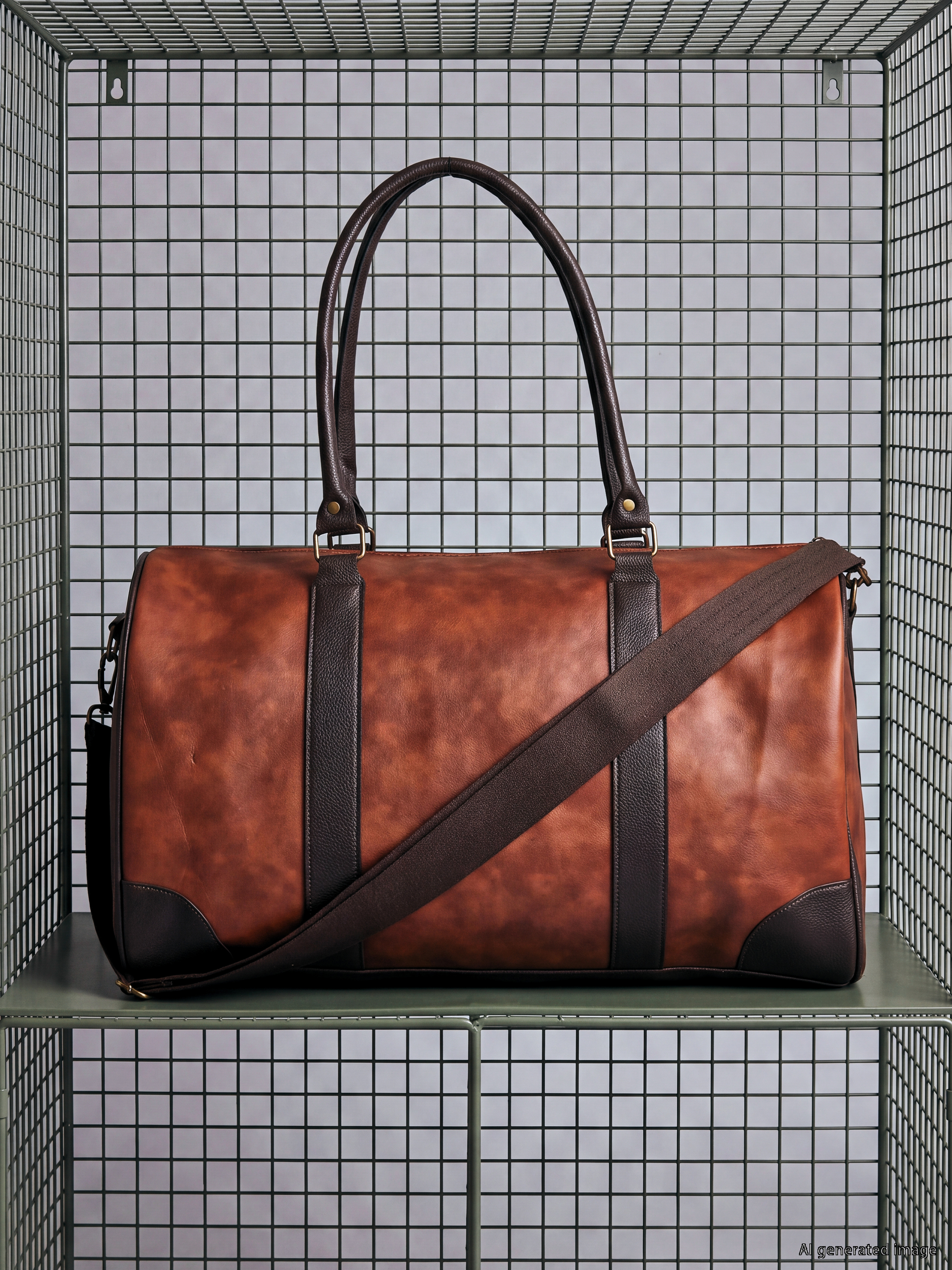 LCW ACCESSORIES Süet Görünümlü Erkek Seyahat Çantası