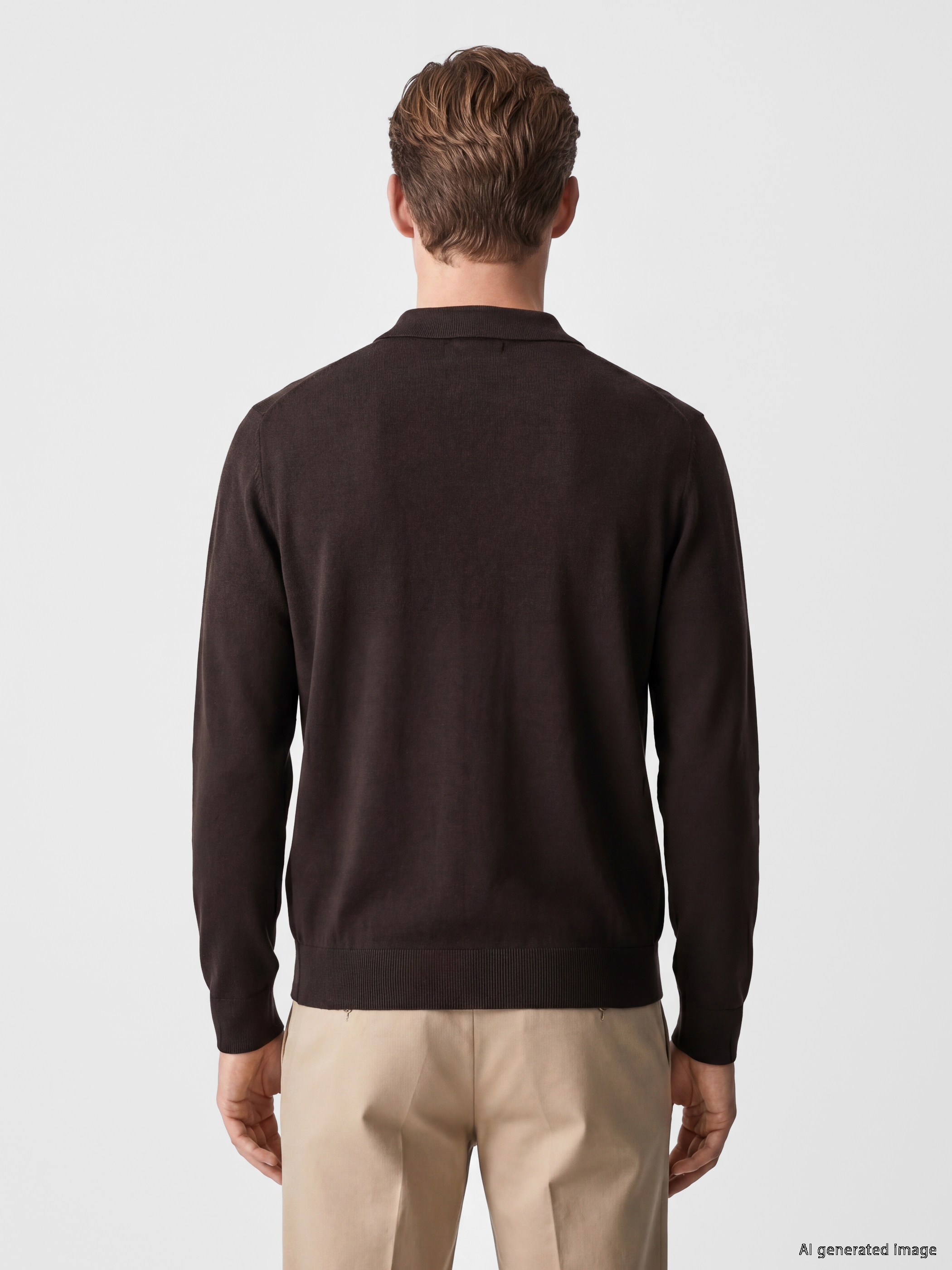 SOUTHBLUE Erkek Polo Yaka Triko Kazak görsel 4