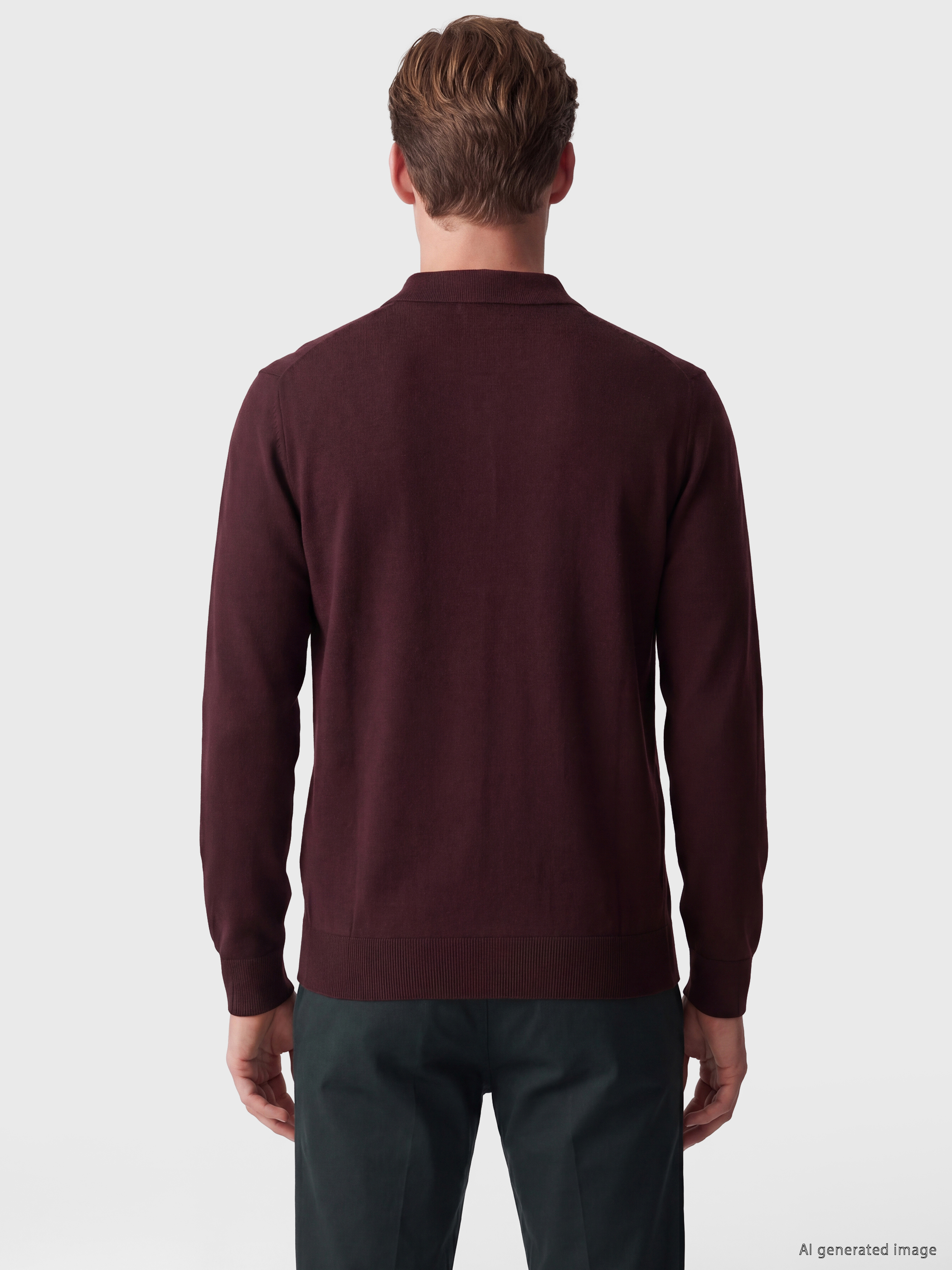 SOUTHBLUE Polo Yaka Regular Fit Erkek Triko Kazak görsel 4