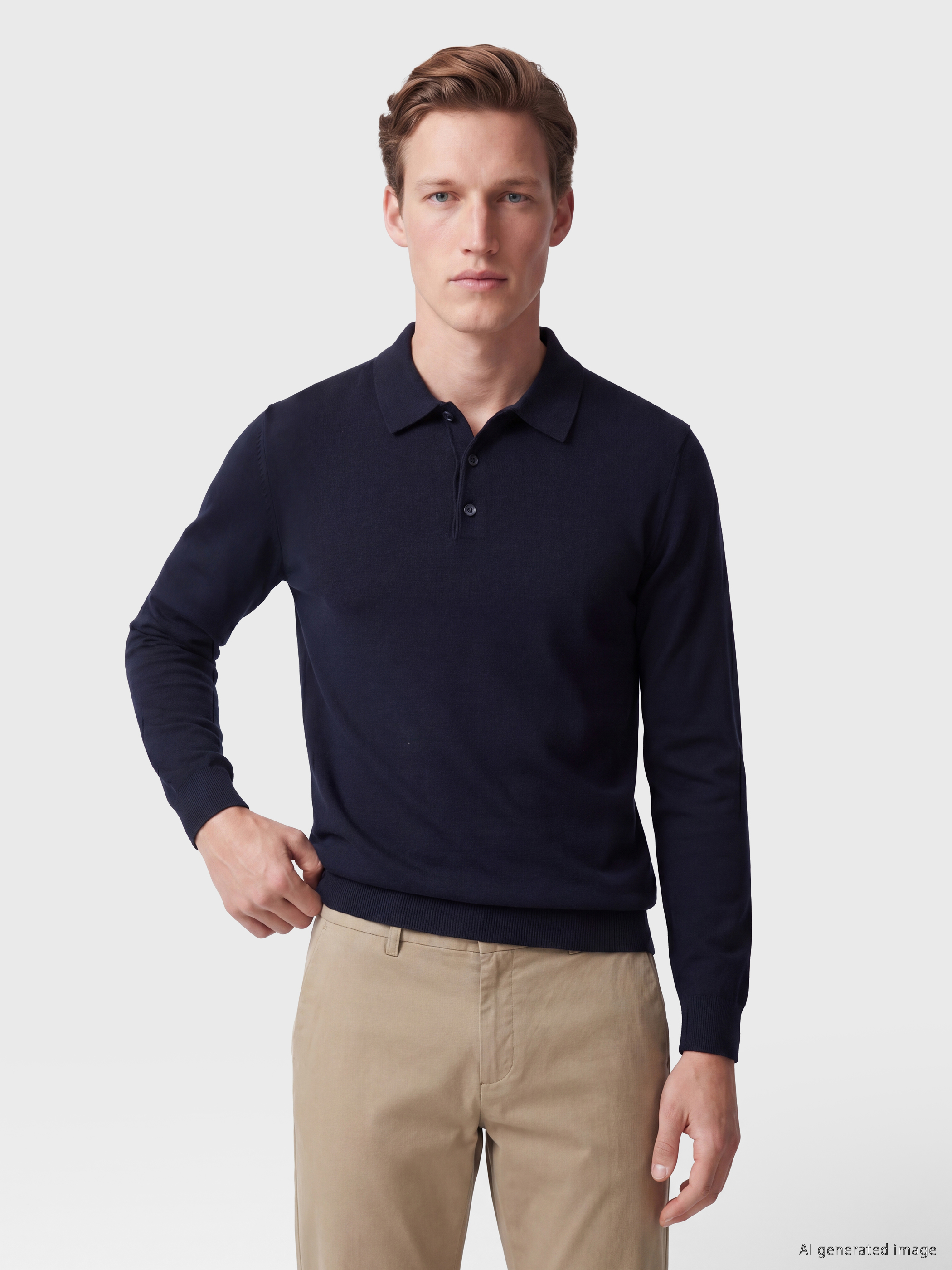 SOUTHBLUE Polo Yaka Erkek Triko Kazak
