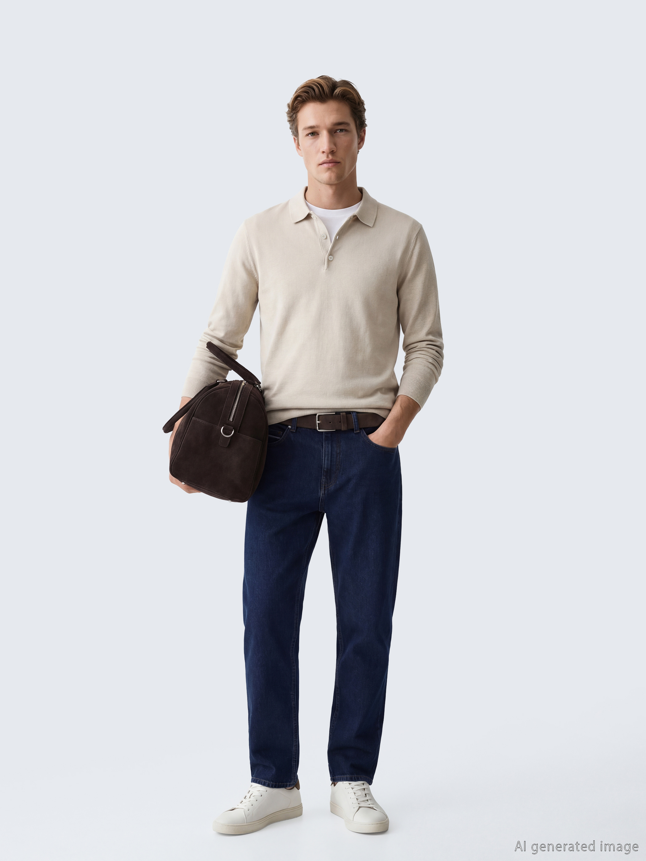 SOUTHBLUE Polo Yaka Erkek Triko Kazak görsel 2