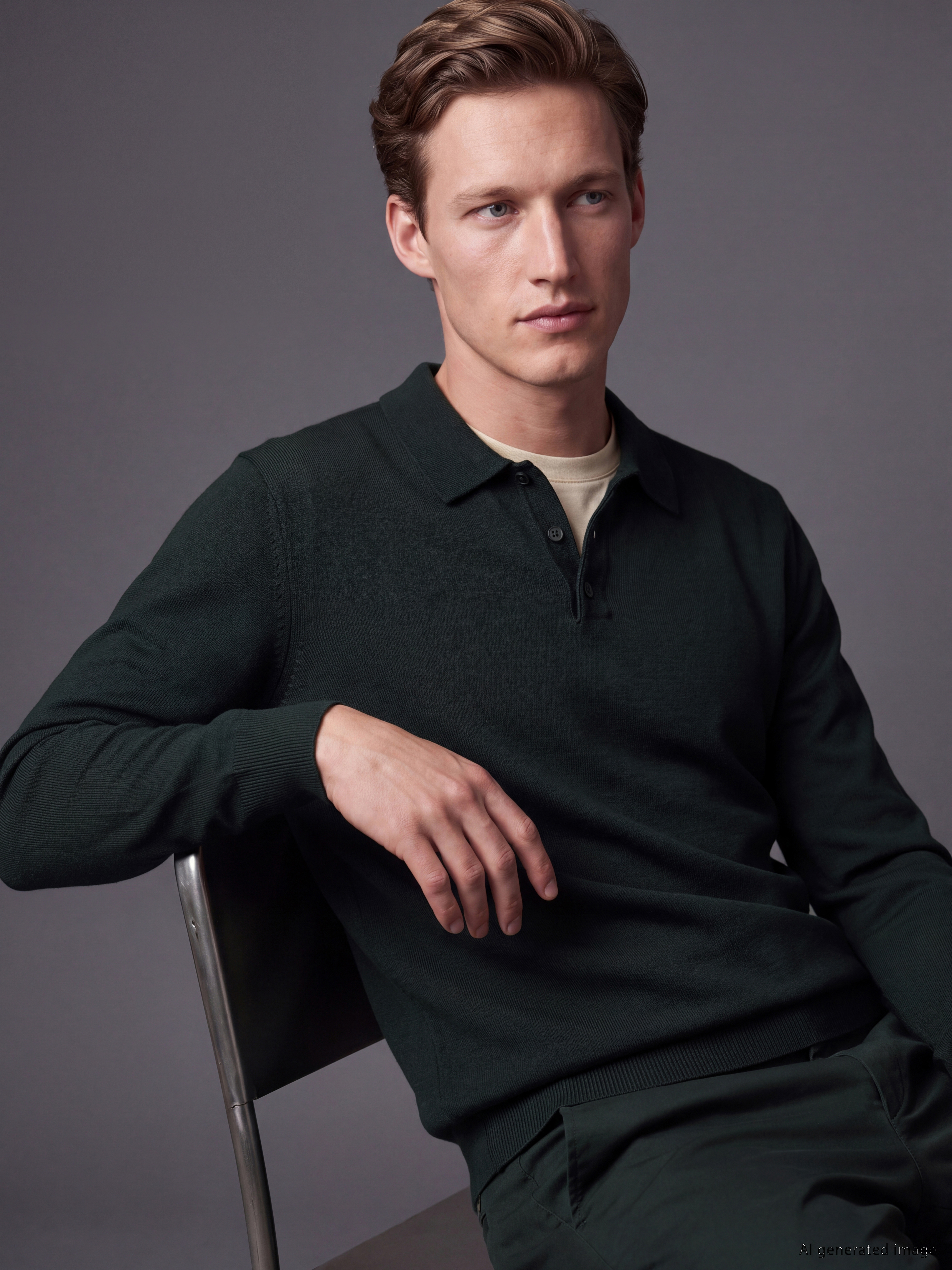 SOUTHBLUE Polo Yaka Erkek Triko Kazak