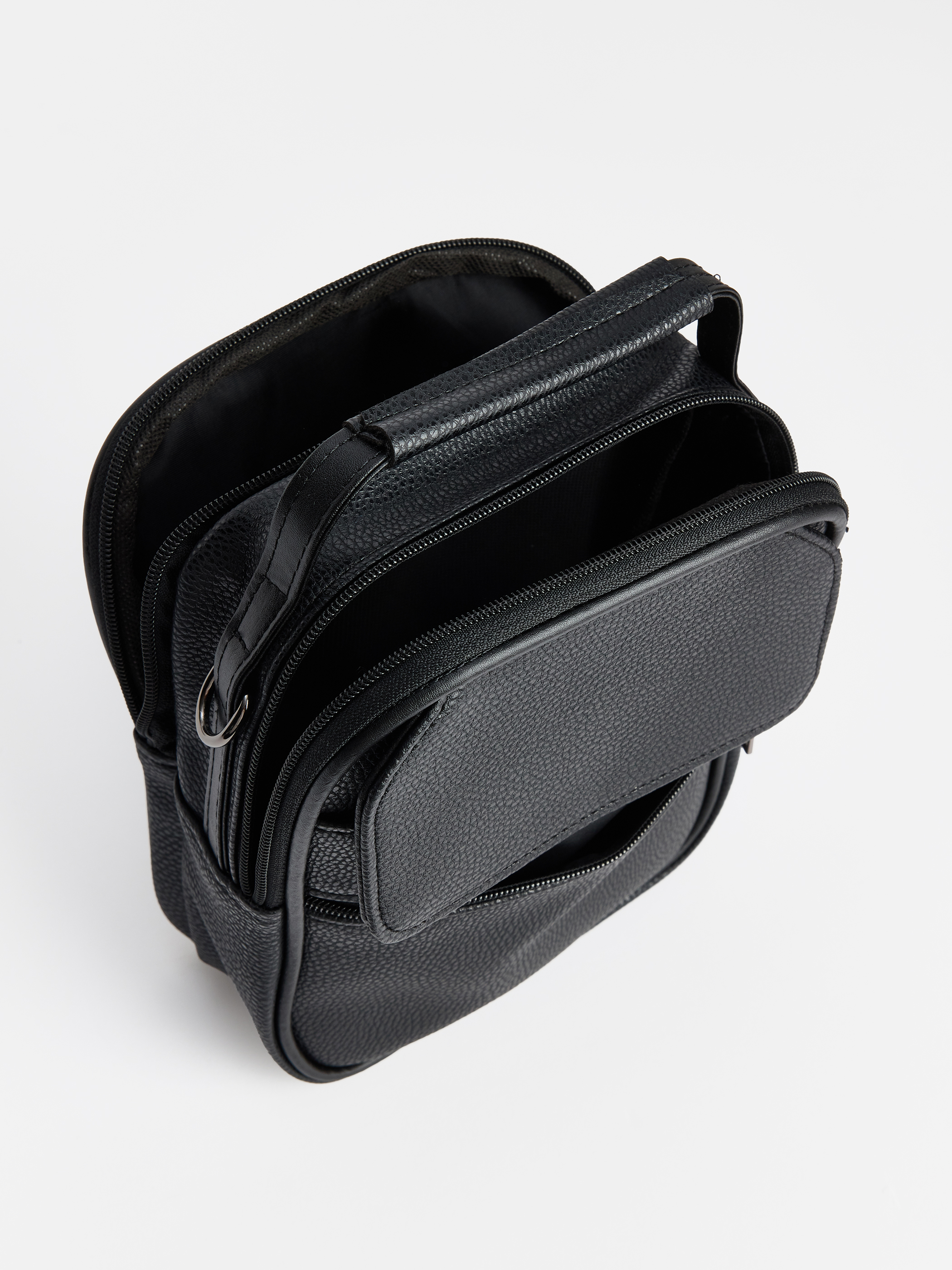 LCW ACCESSORIES Deri Görünümlü Erkek Omuz Çantası görsel 4