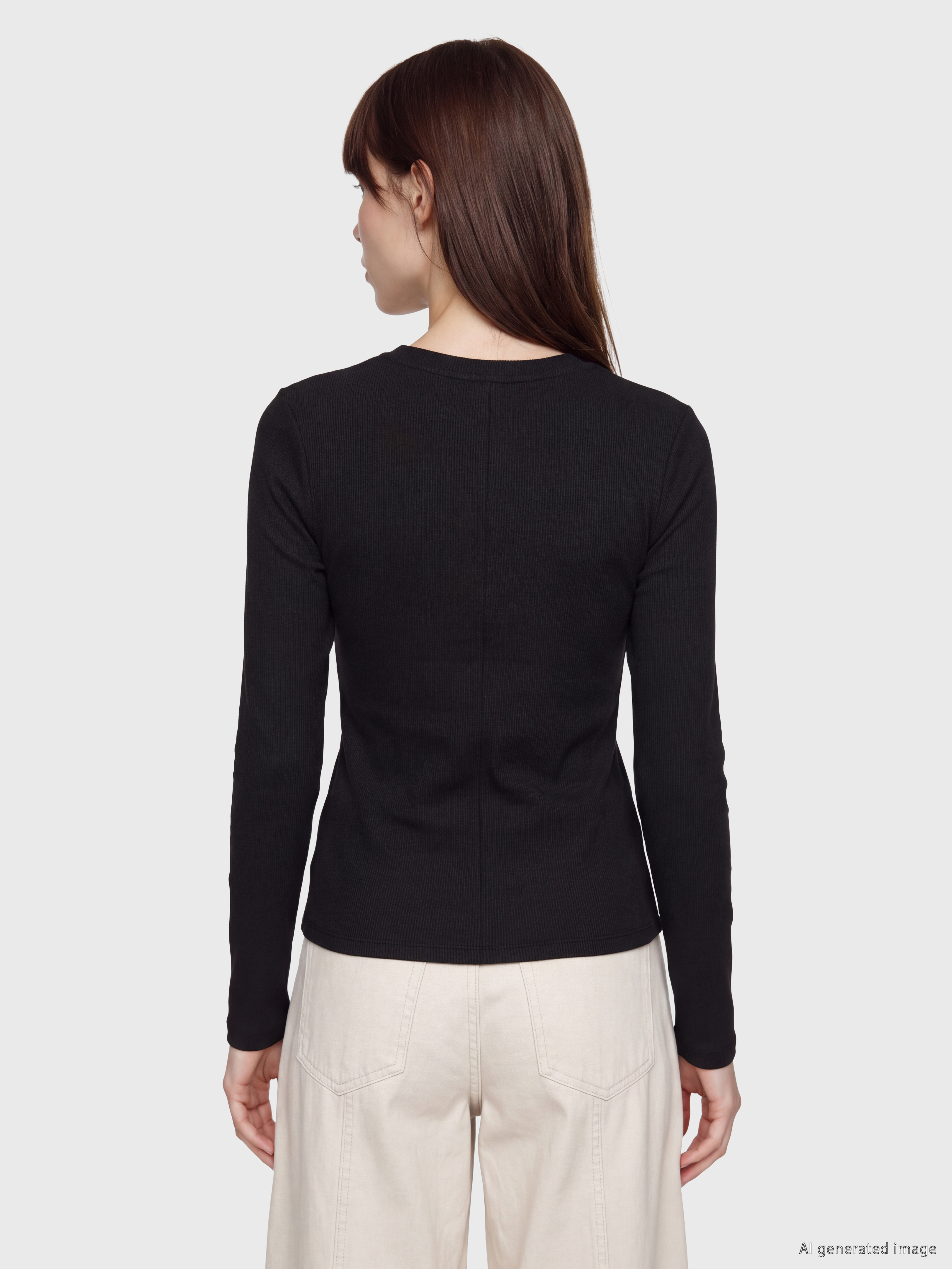 LCW EVERYDAY Bisiklet Yaka Kadın Body görsel 4