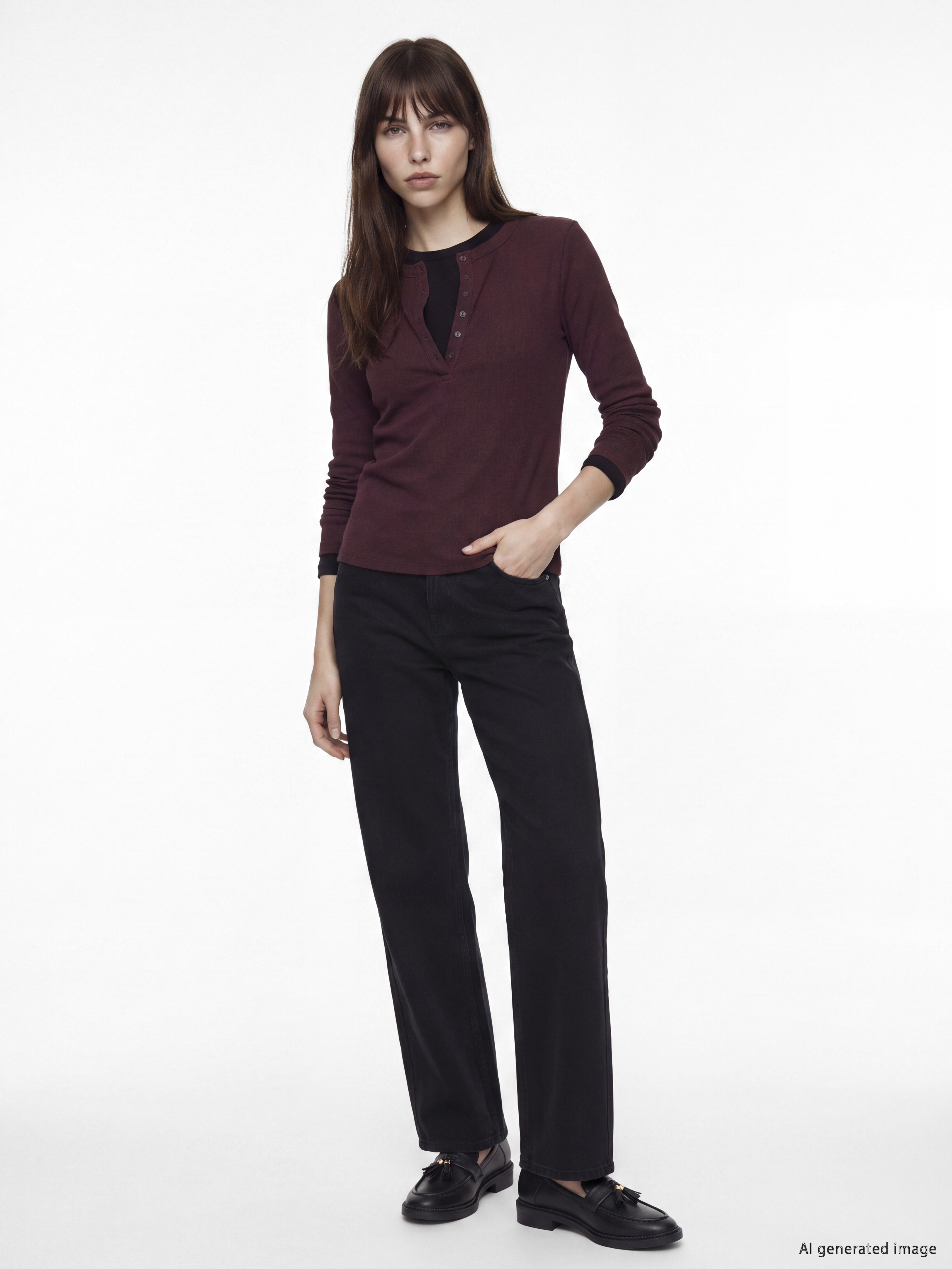 LCW EVERYDAY Bisiklet Yaka Kadın Body görsel 2