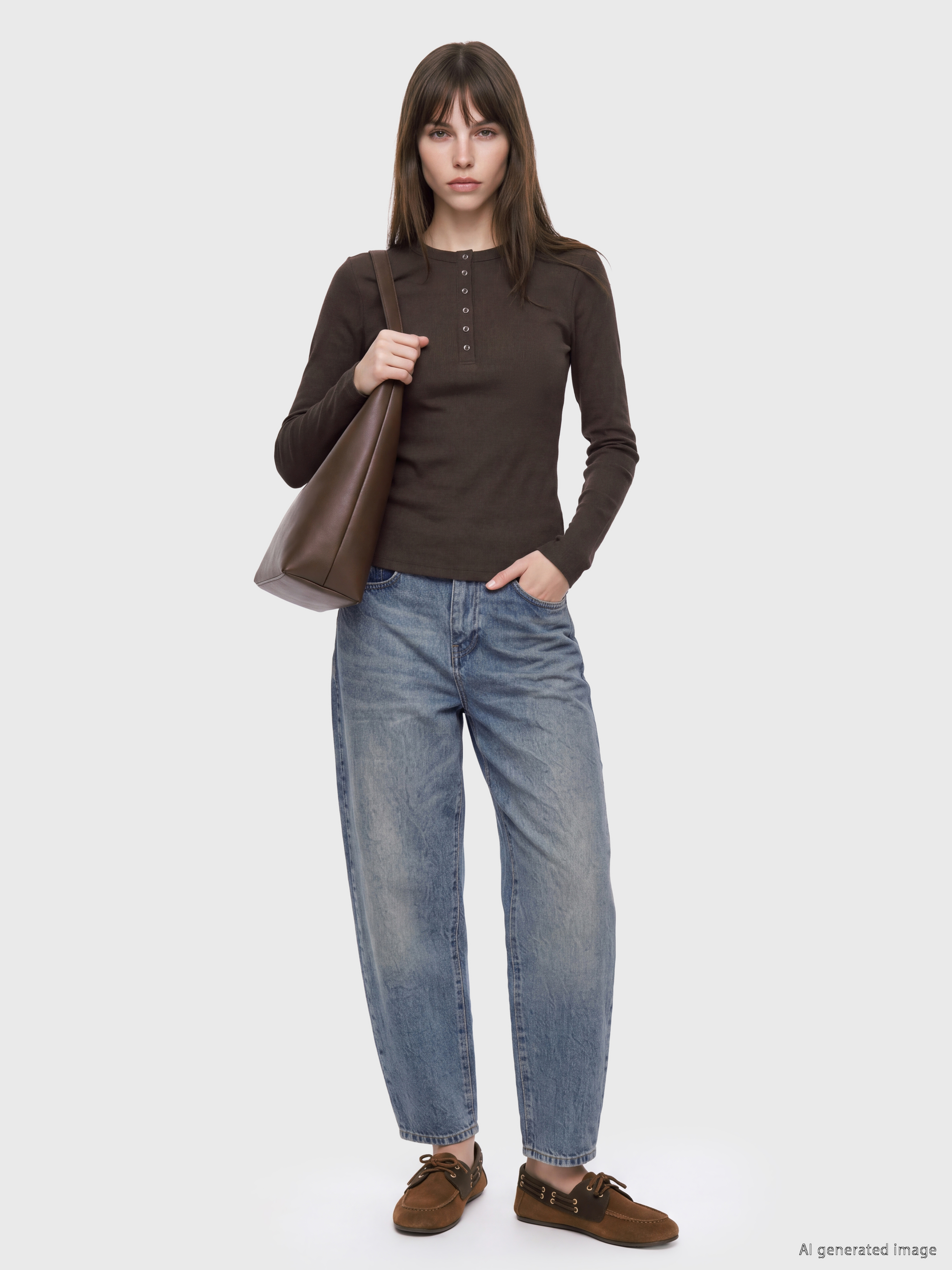 LCW EVERYDAY Bisiklet Yaka Kadın Body görsel 2