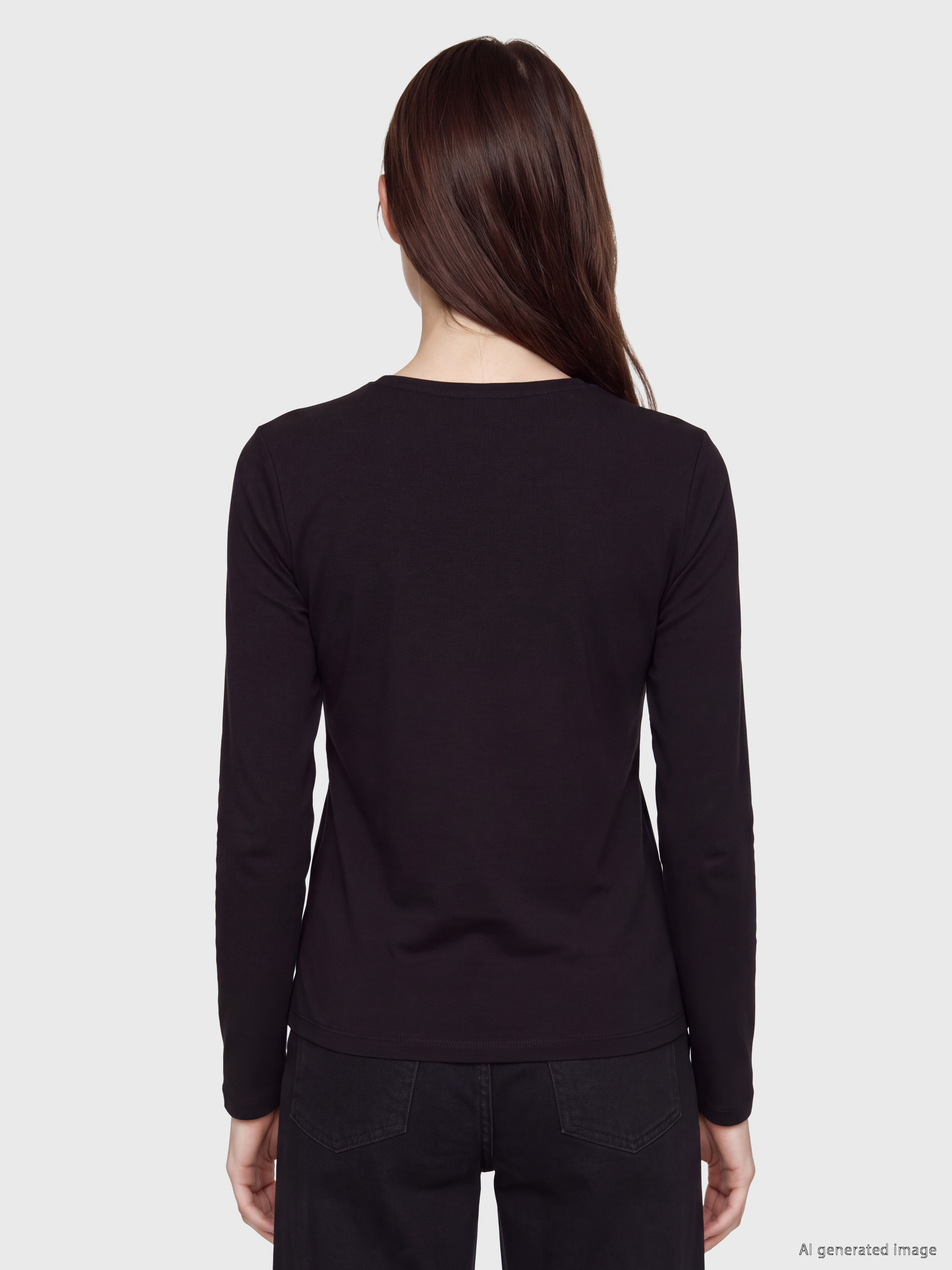 LCW EVERYDAY Bisiklet Yaka Kadın Body görsel 4