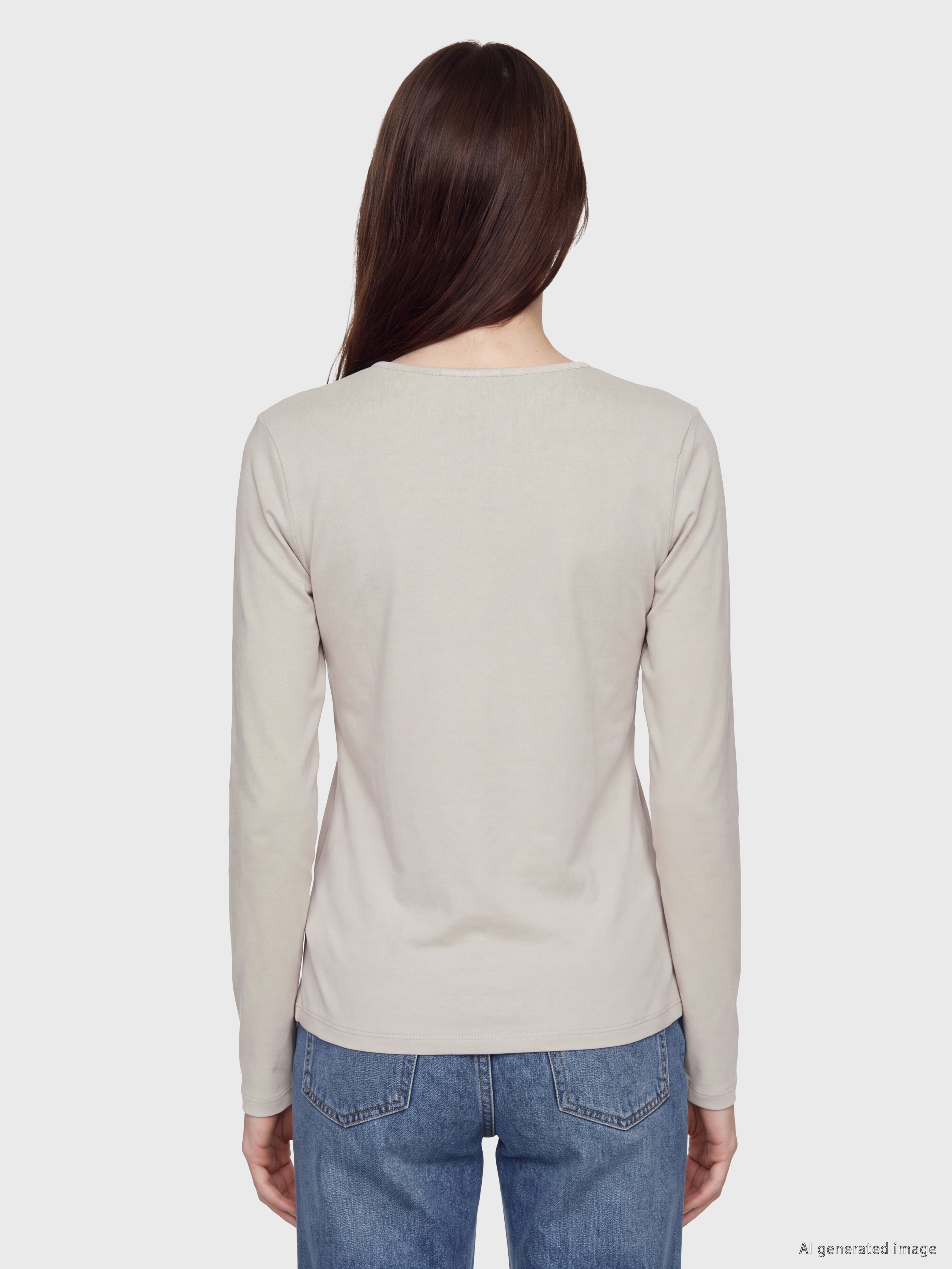 LCW EVERYDAY Bisiklet Yaka Kadın Body görsel 4