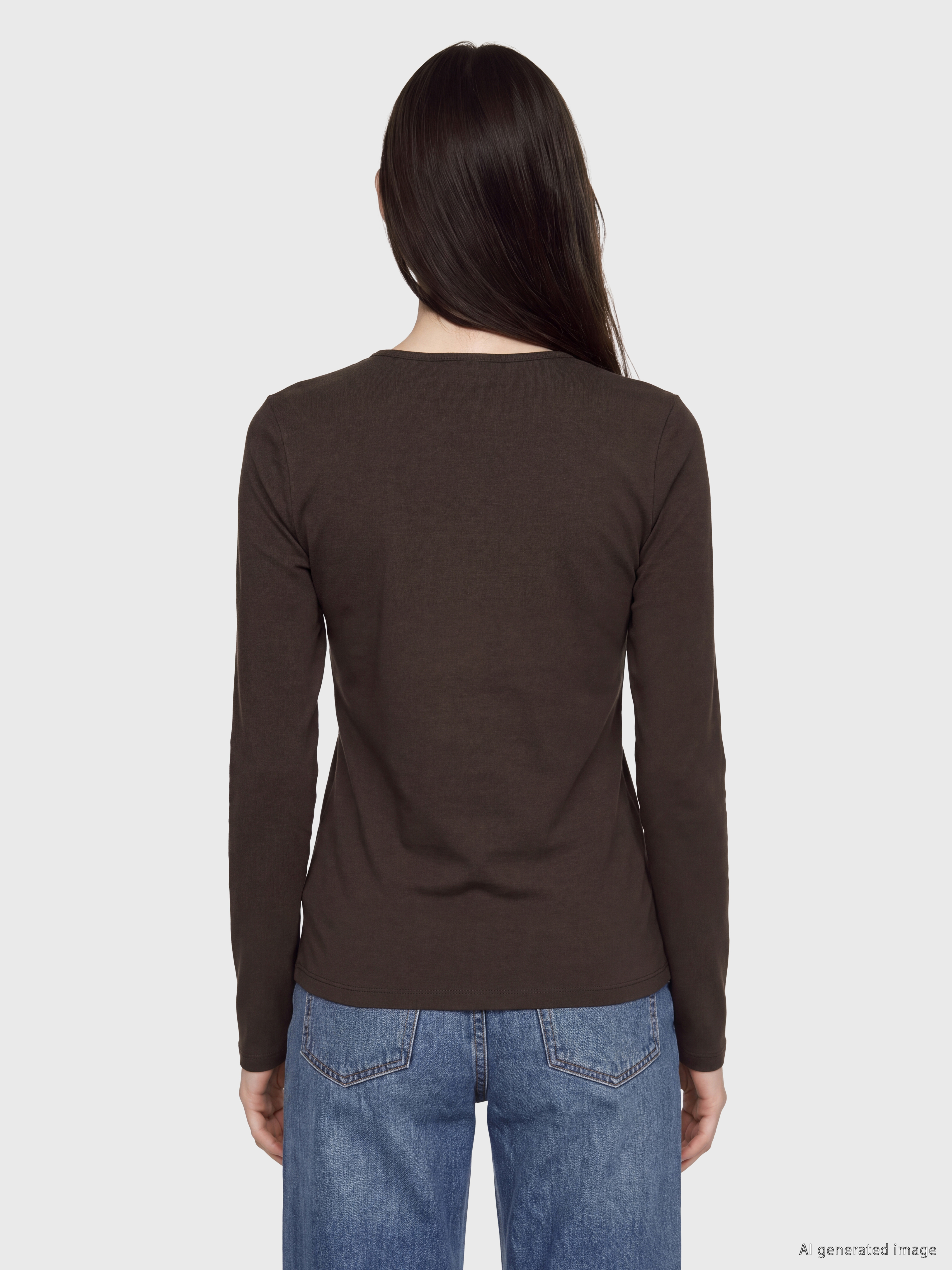 LCW EVERYDAY Bisiklet Yaka Kadın Body görsel 4
