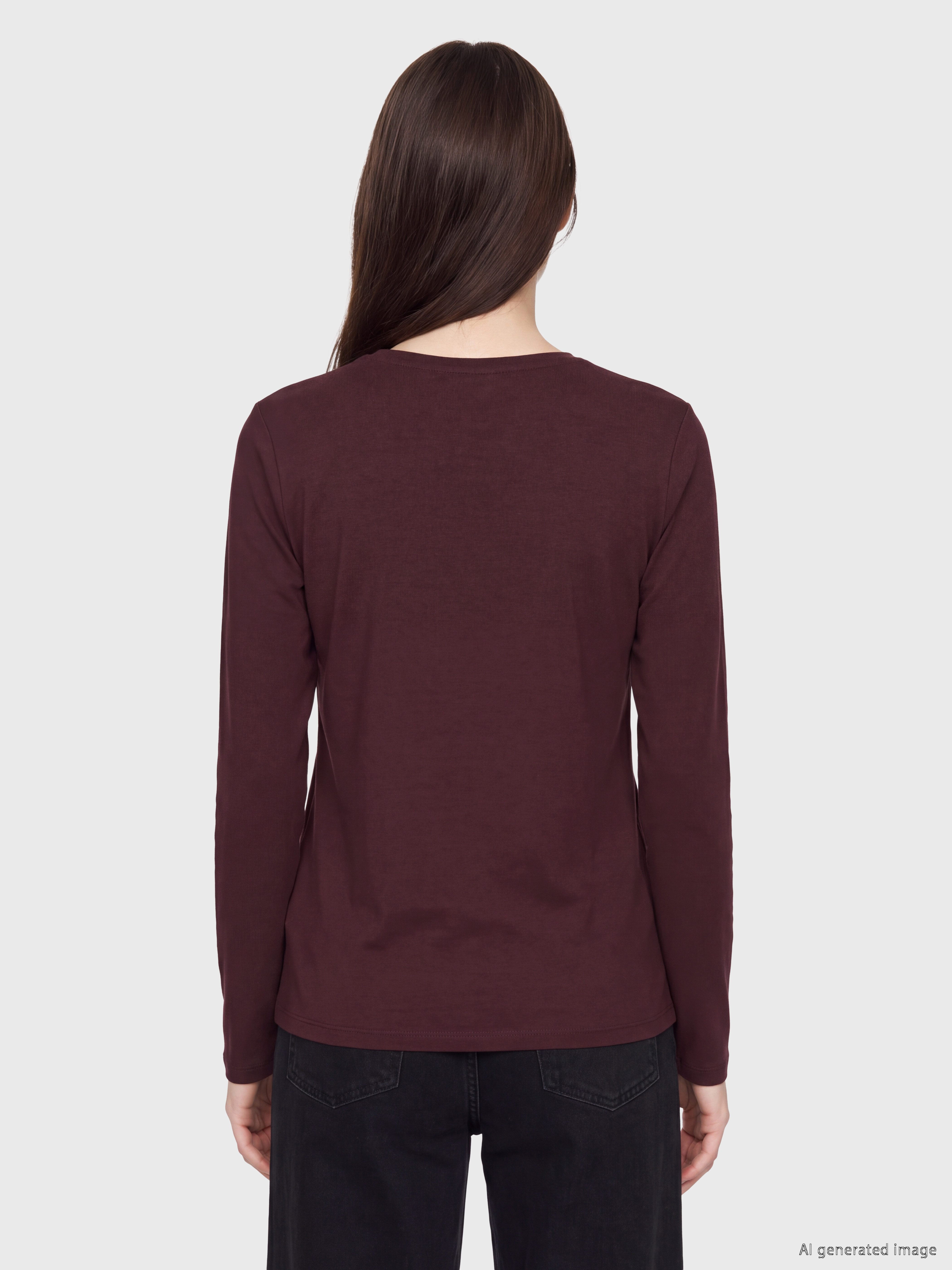 LCW EVERYDAY Bisiklet Yaka Kadın Body görsel 4