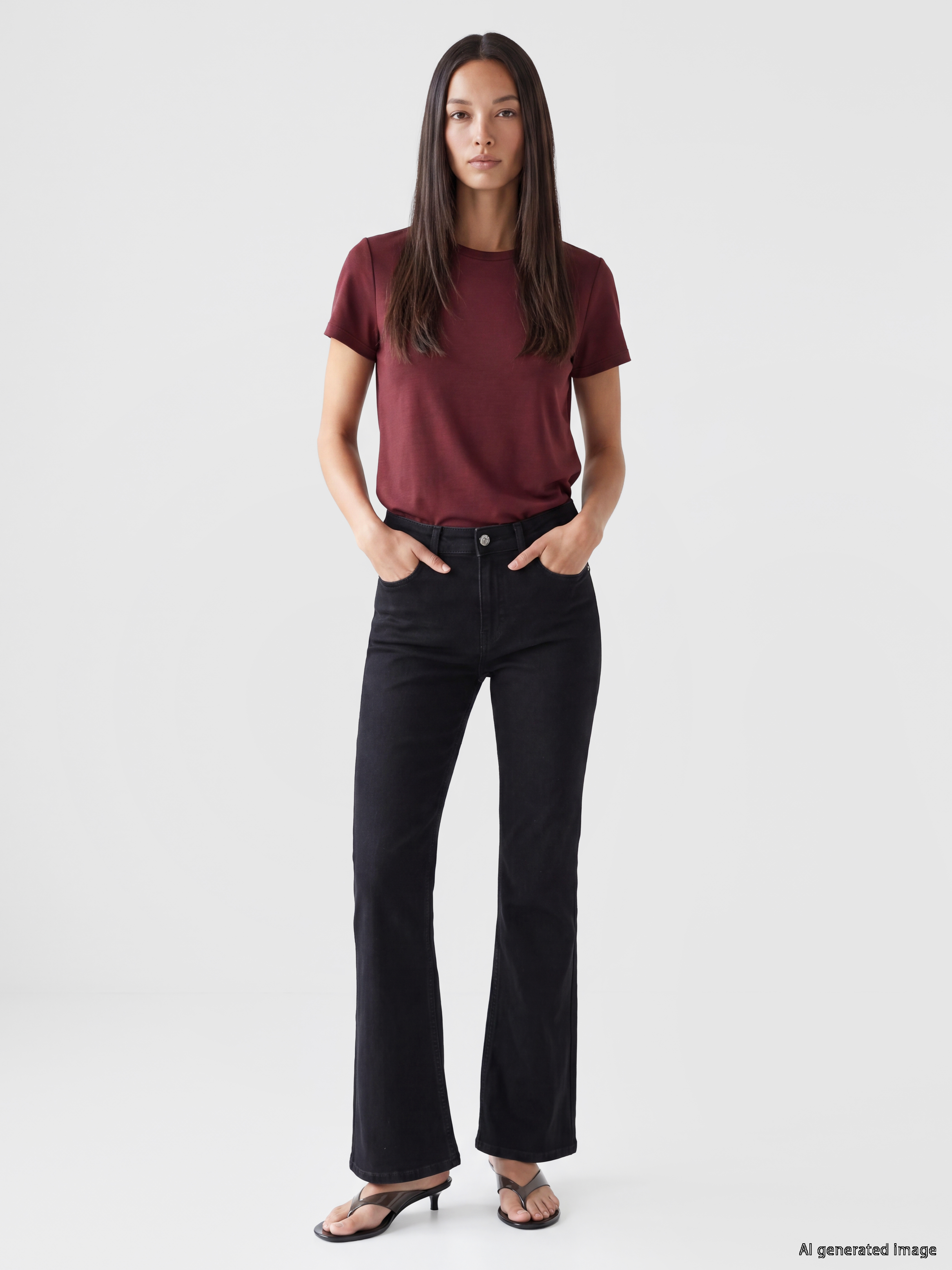 LCW EVERYDAY Soft Touch Kadın Tişört görsel 2
