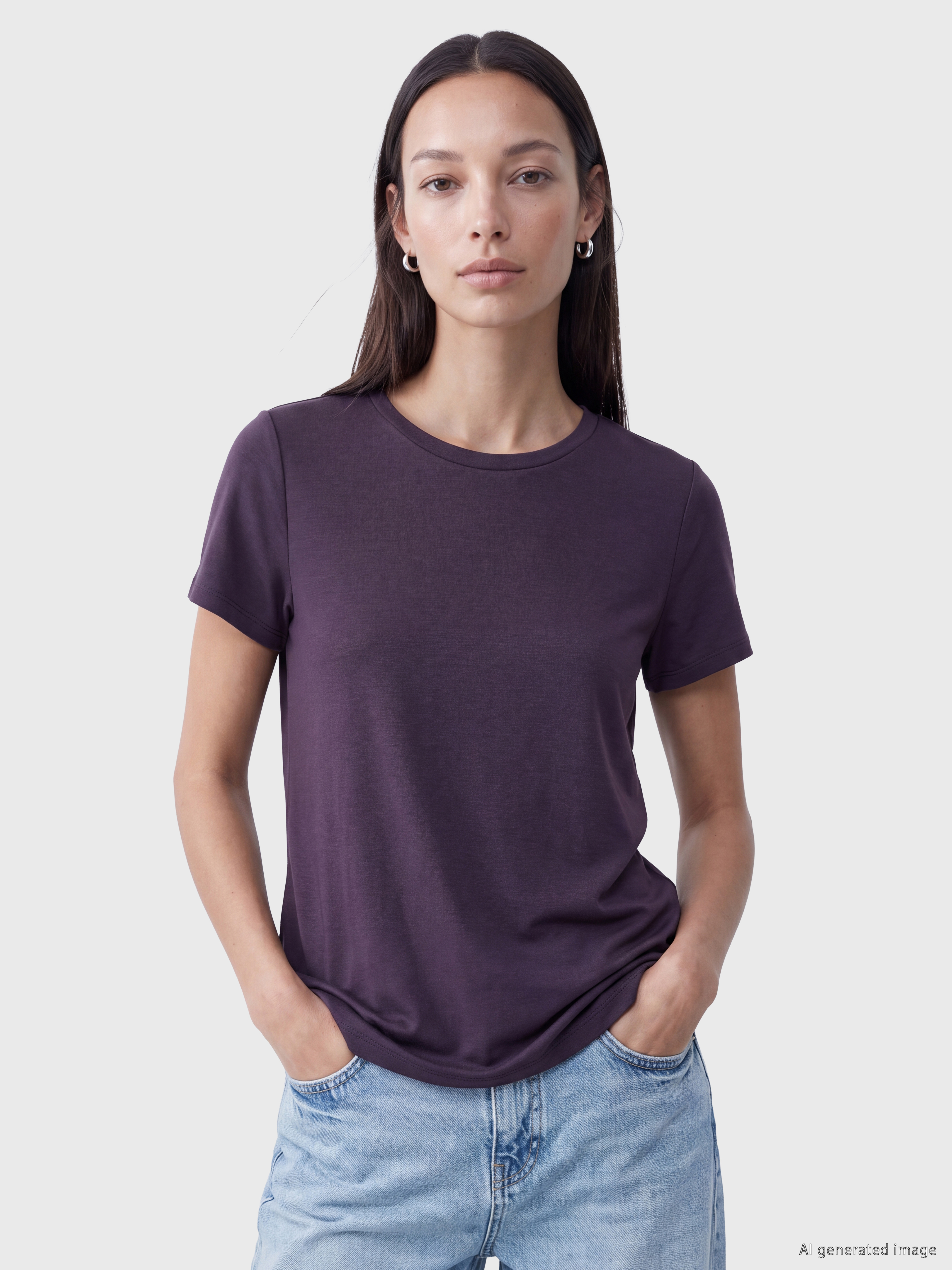 LCW EVERYDAY Soft Touch Kadın Tişört