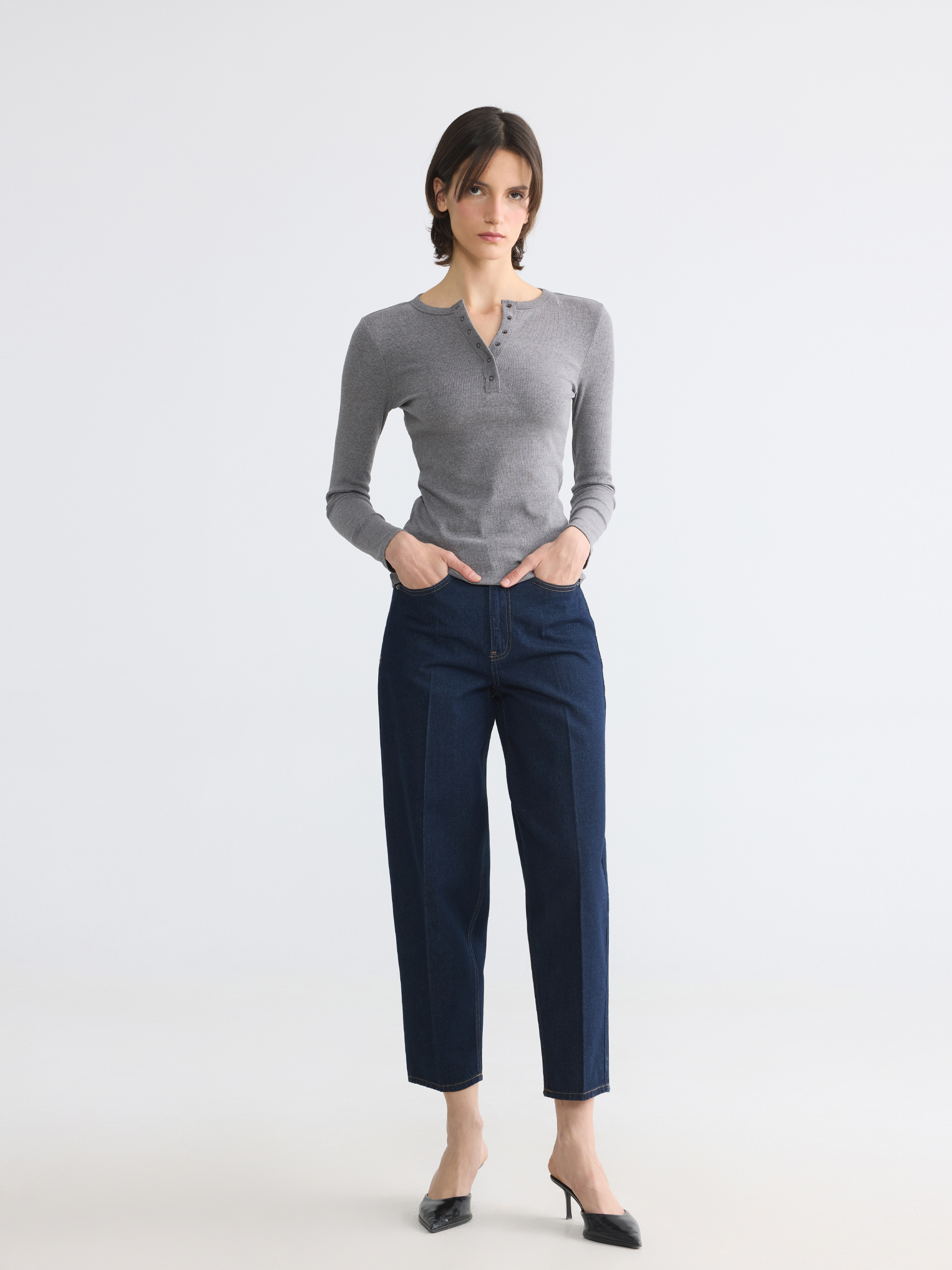 LCW EVERYDAY Bisiklet Yaka Kadın Body görsel 2