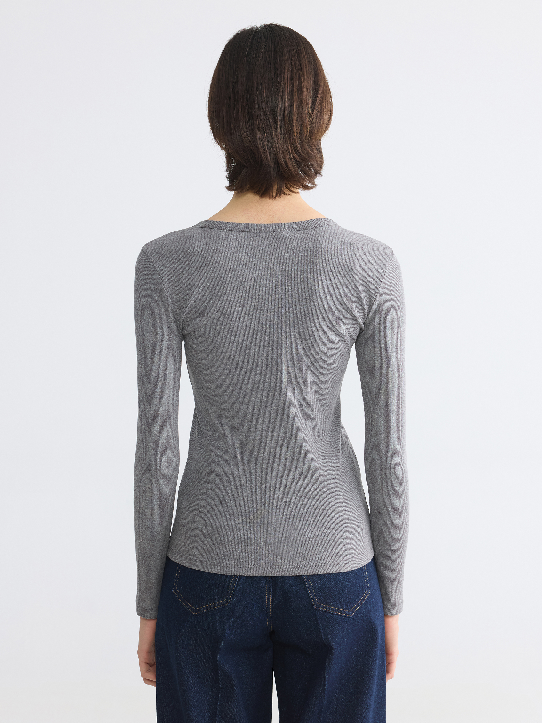 LCW EVERYDAY Bisiklet Yaka Kadın Body görsel 4