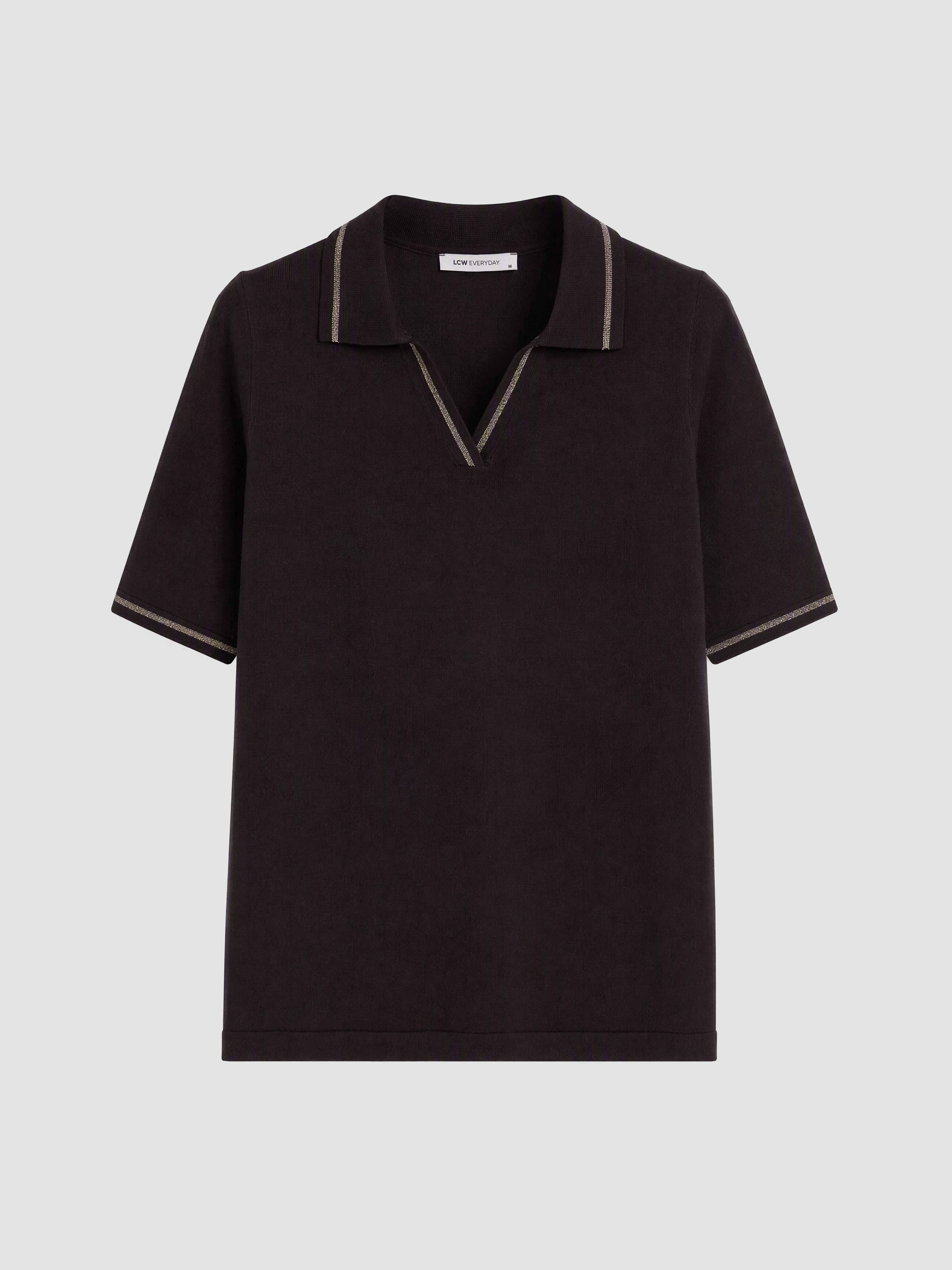 LCW EVERYDAY Polo Yaka Kadın Triko Kazak görsel 5