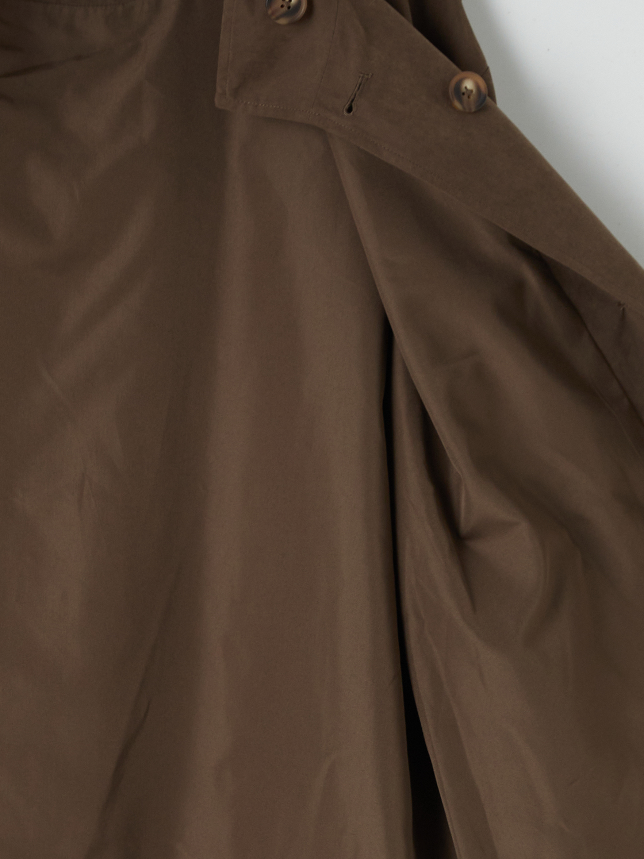 LCW Modest Oversize Gabardin Kadın Trençkot görsel 8