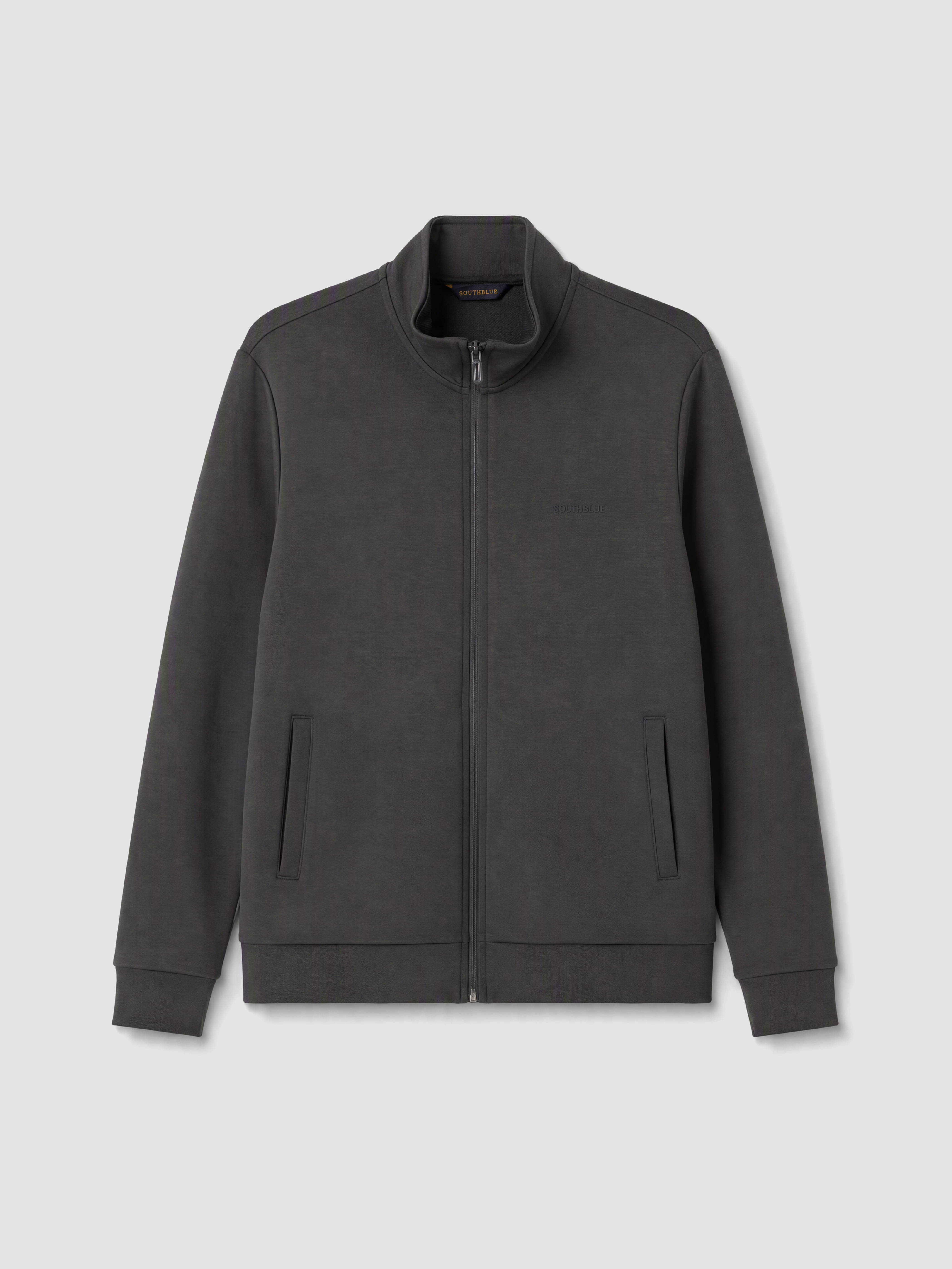 SOUTHBLUE Dik Yaka Erkek Fermuarlı Sweatshirt görsel 5