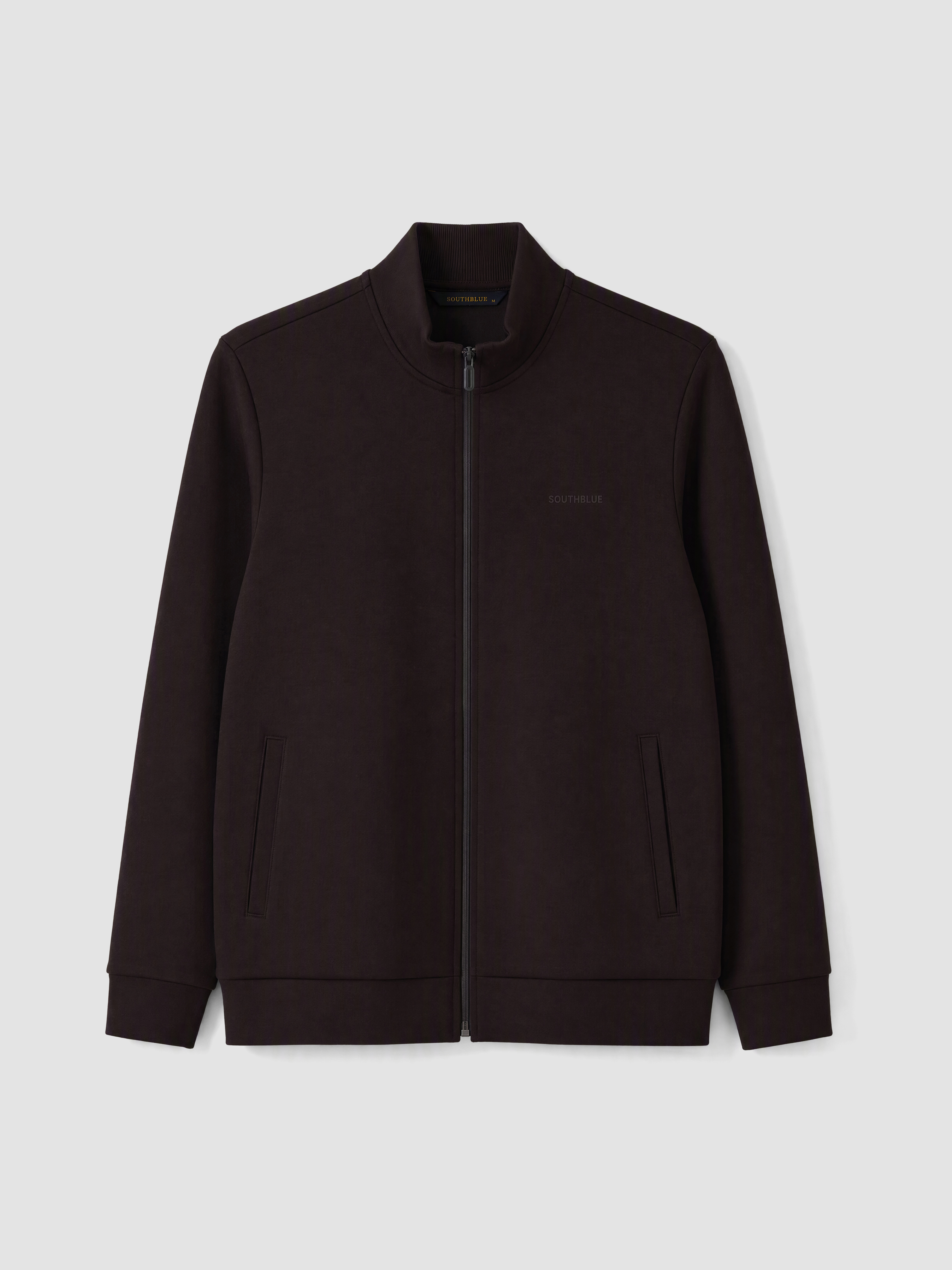 SOUTHBLUE Dik Yaka Erkek Fermuarlı Sweatshirt görsel 5