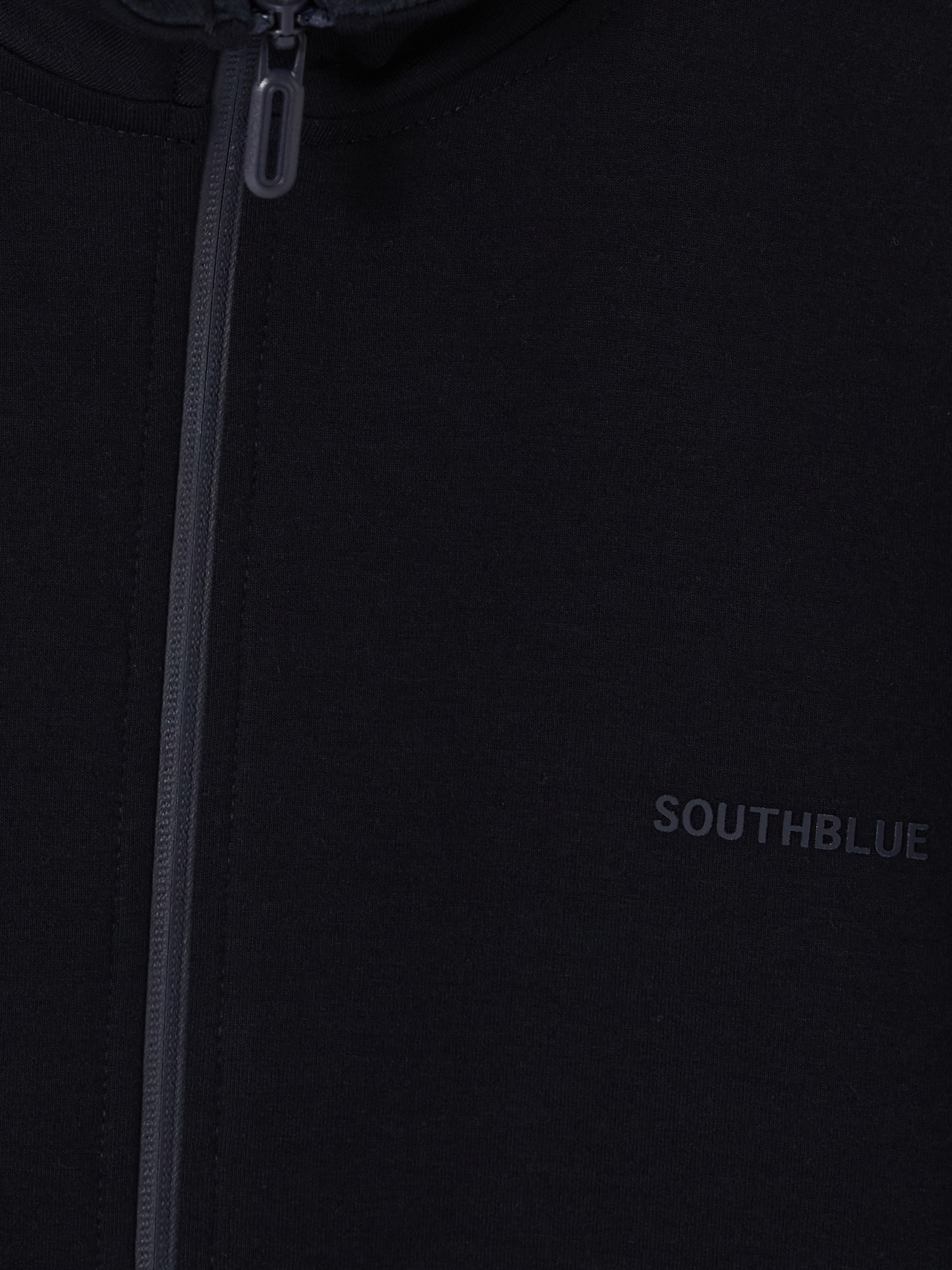 SOUTHBLUE Dik Yaka Erkek Fermuarlı Sweatshirt görsel 6
