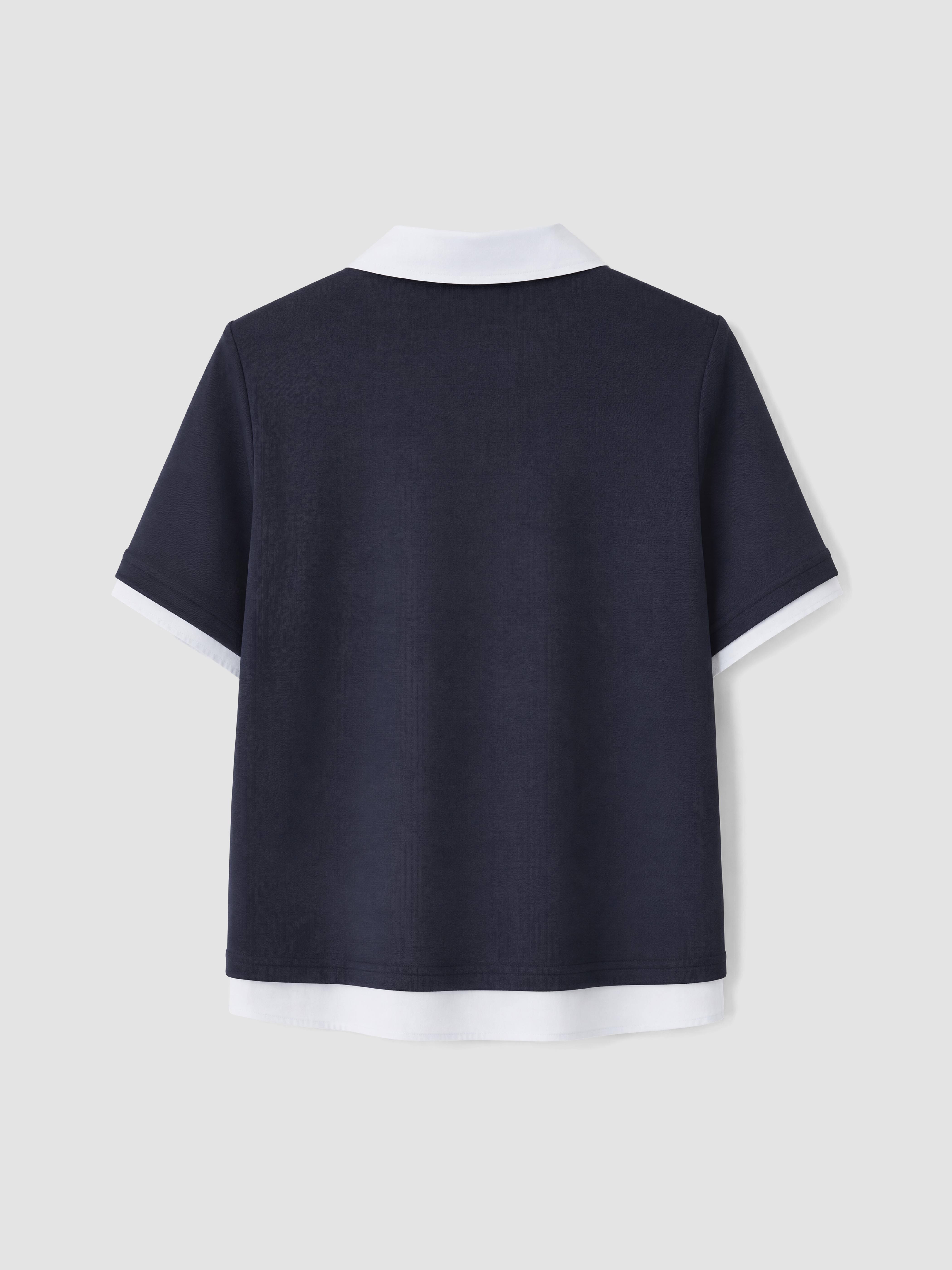 LCW EVERYDAY Polo Yaka Kadın Tişört görsel 7