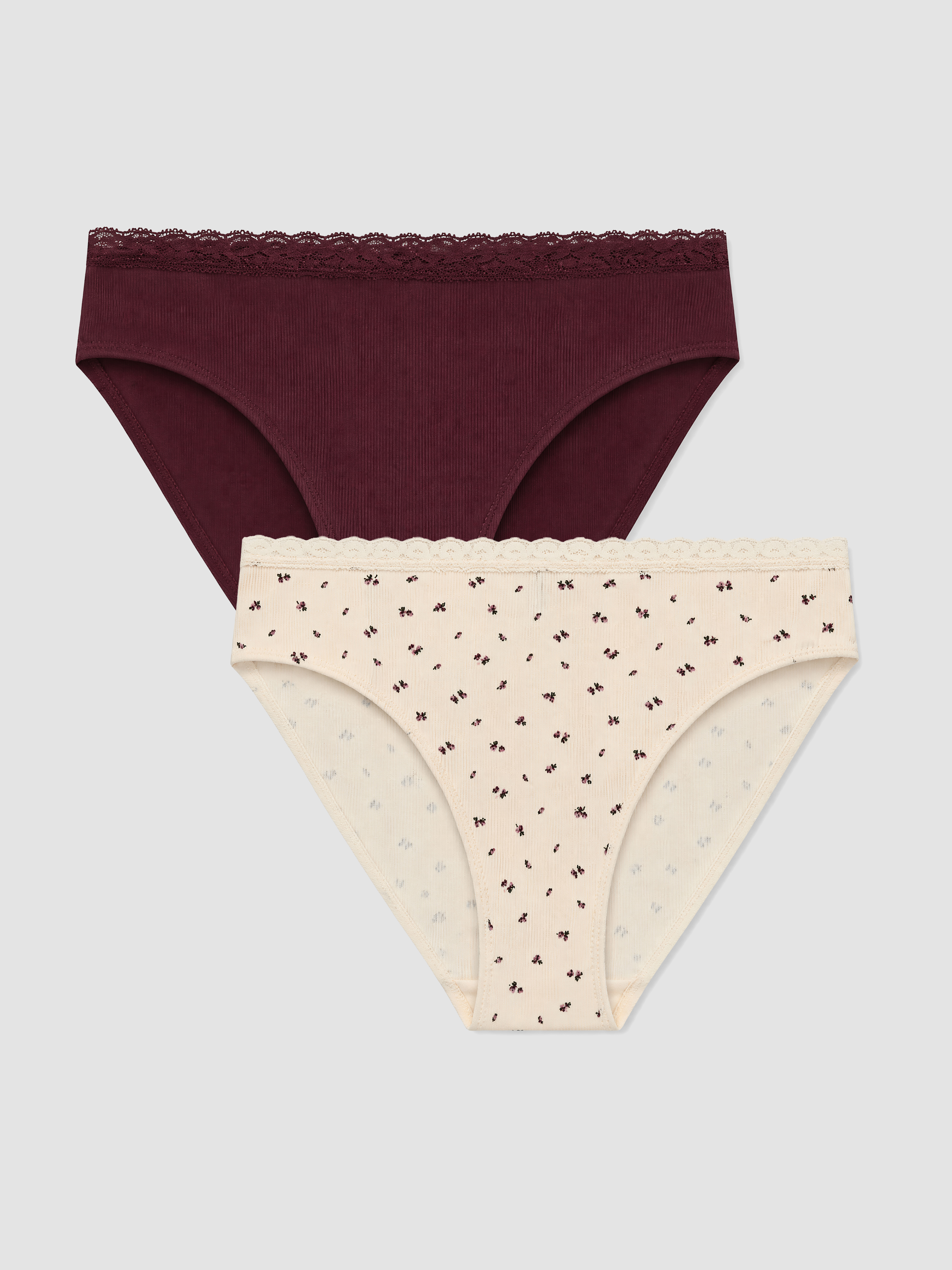 LCW DREAM Çiçekli Bikini Külot 2'li