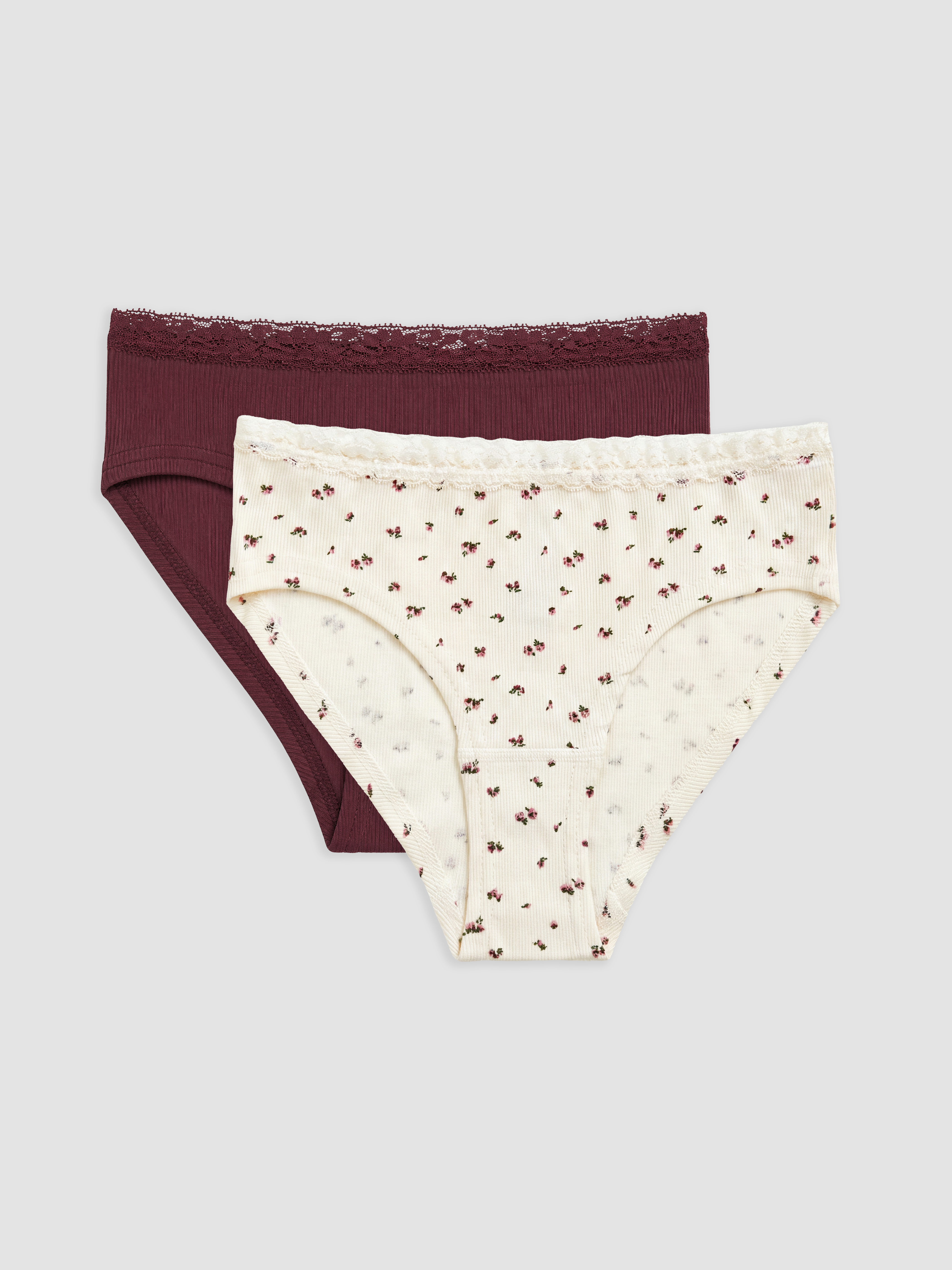 LCW DREAM Çiçekli Hipster Külot 2'li