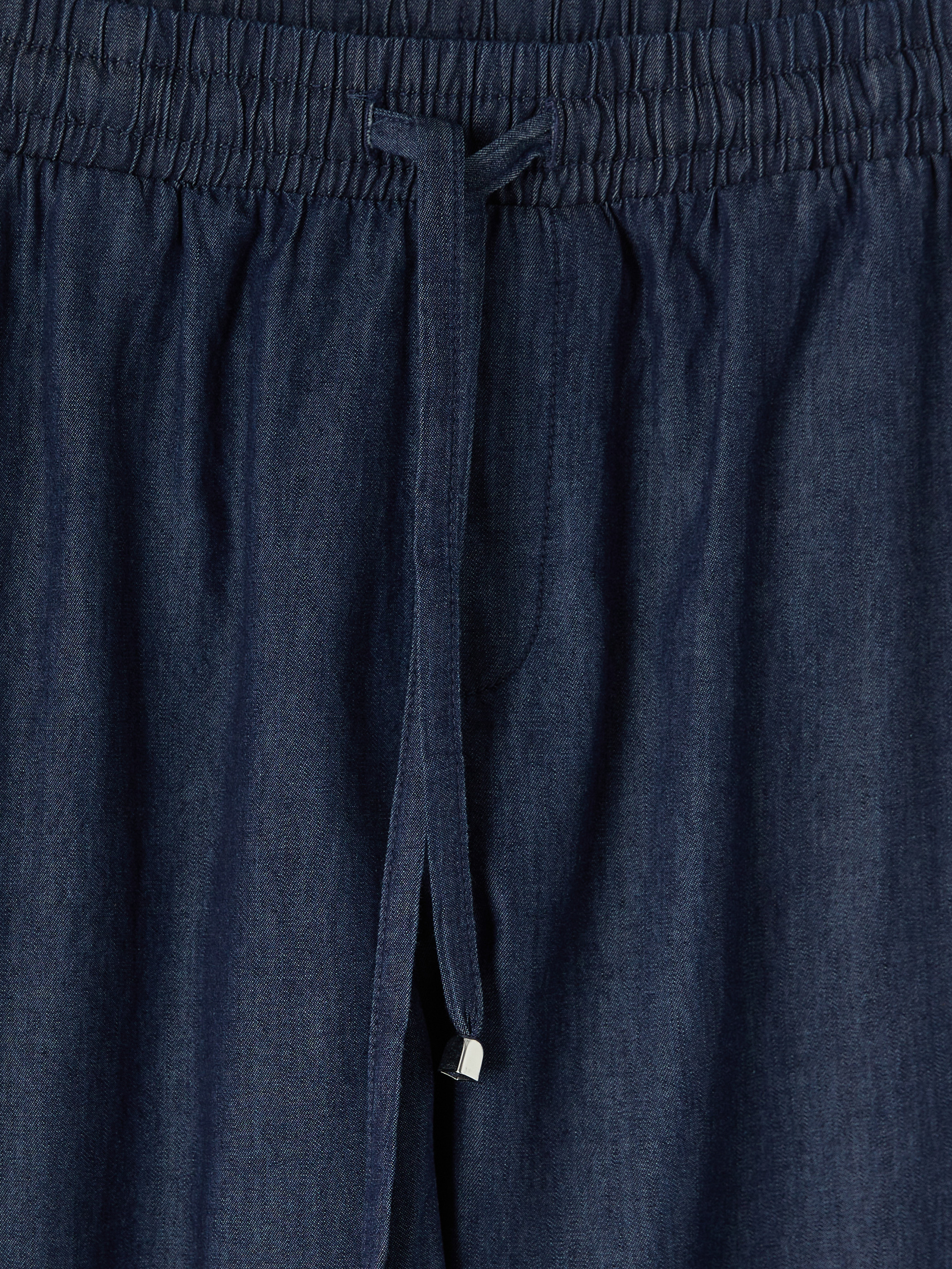 LCWAIKIKI Classic Beli Lastikli Carrot Fit Kadın Jean Pantolon görsel 5