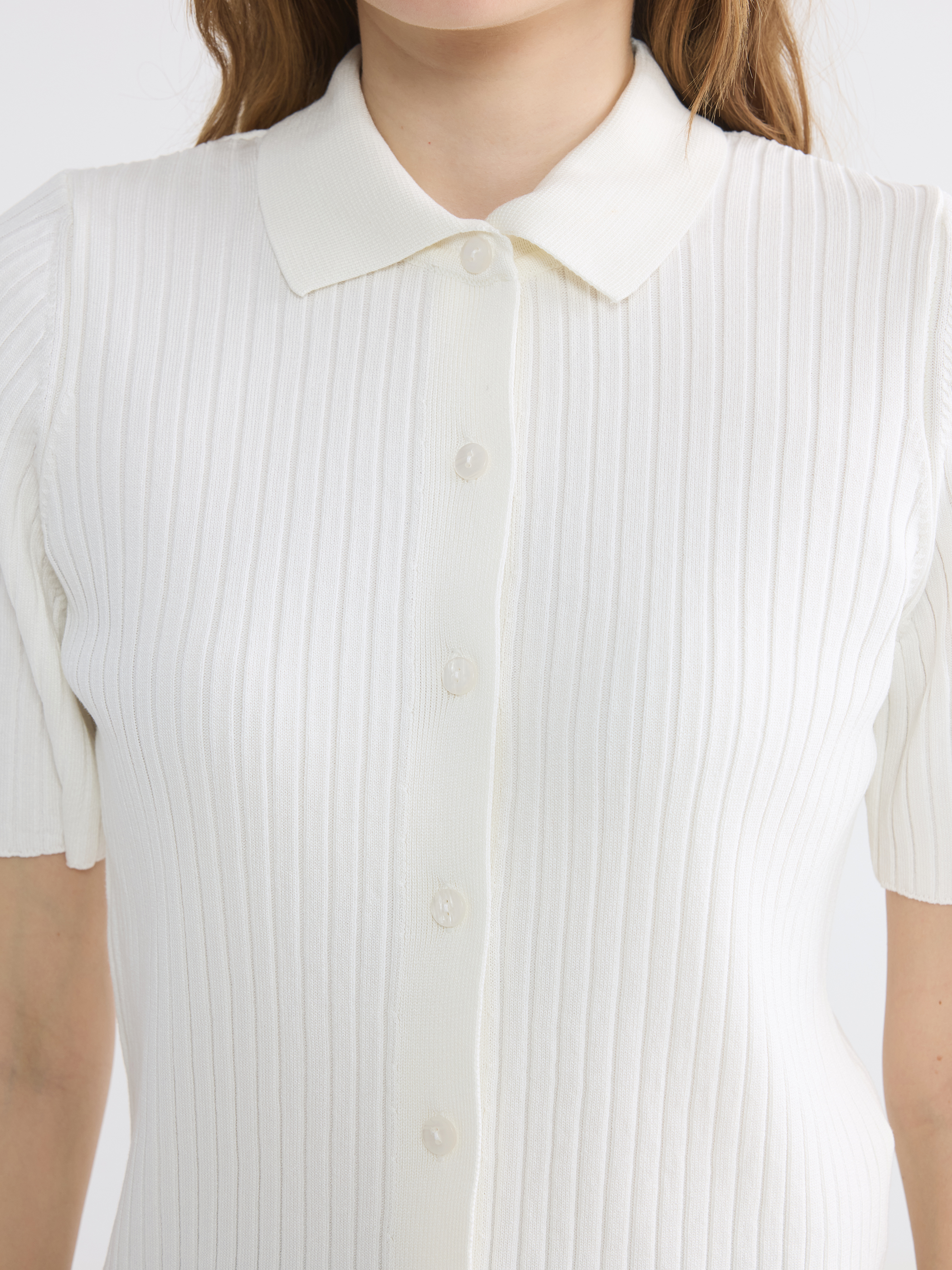 LCW EVERYDAY Polo Yaka Kadın Triko Hırka görsel 3