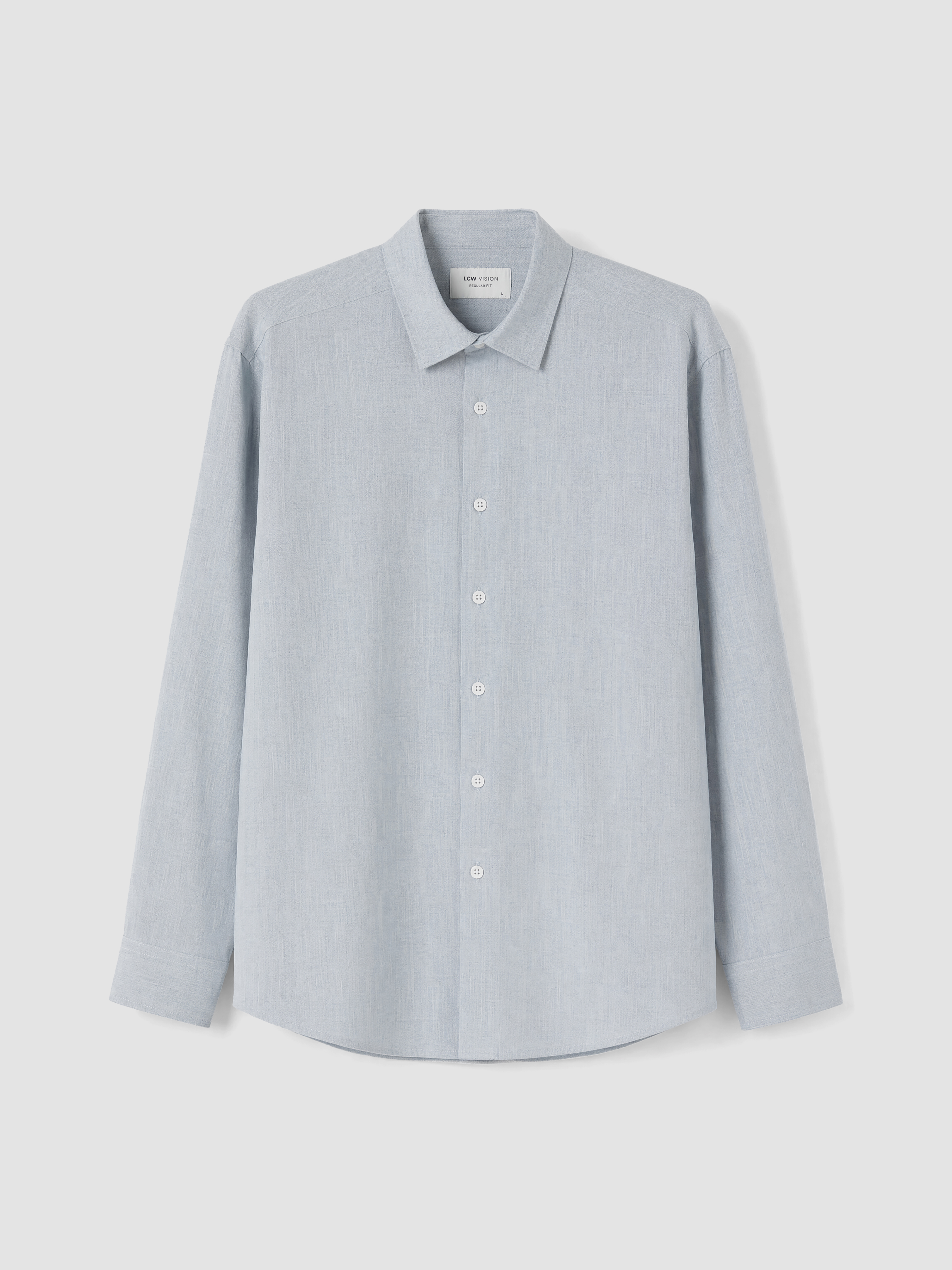 LCW Vision Regular Fit Armürlü Erkek Gömlek görsel 5