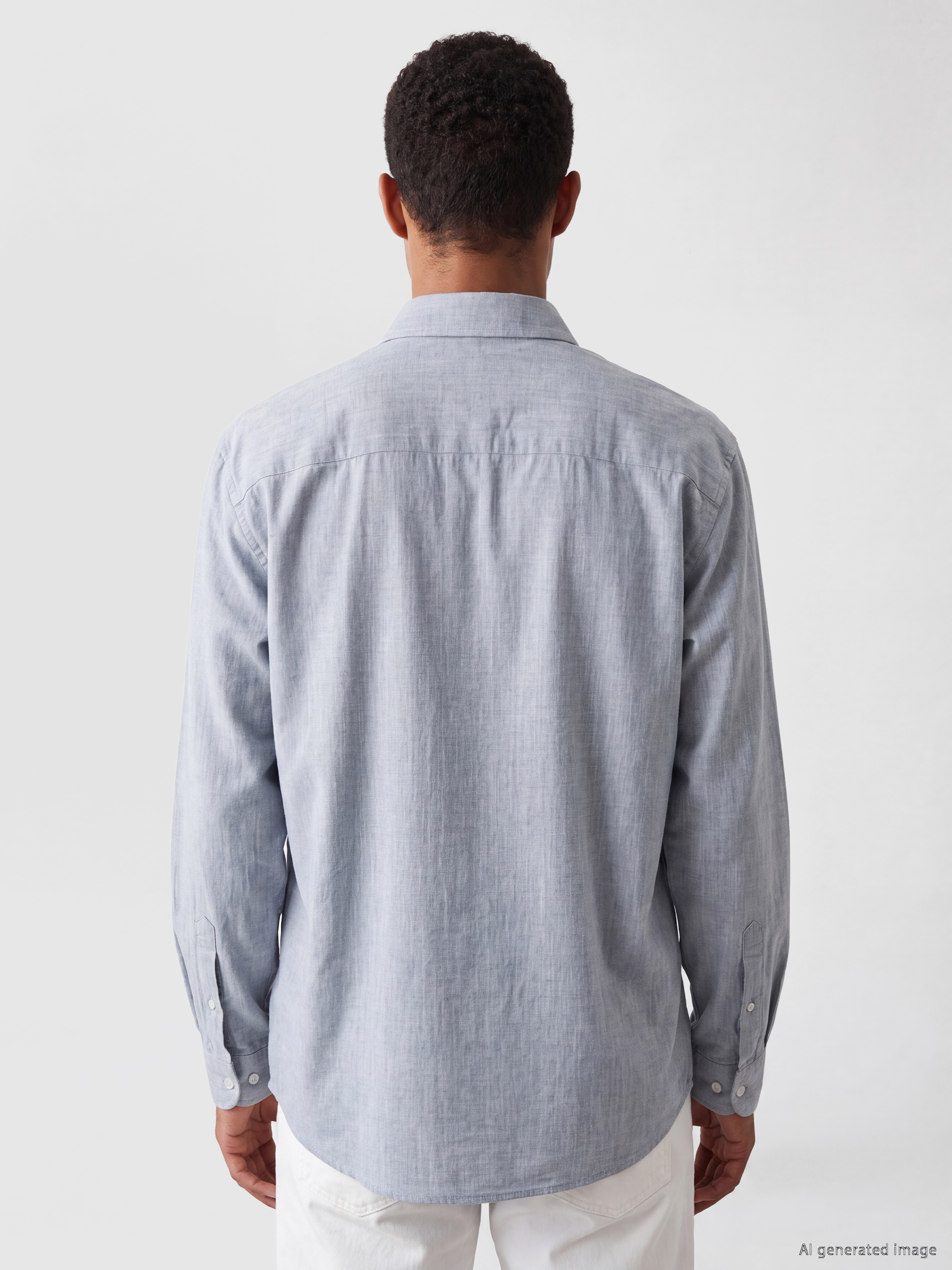 LCW Vision Regular Fit Armürlü Erkek Gömlek görsel 4