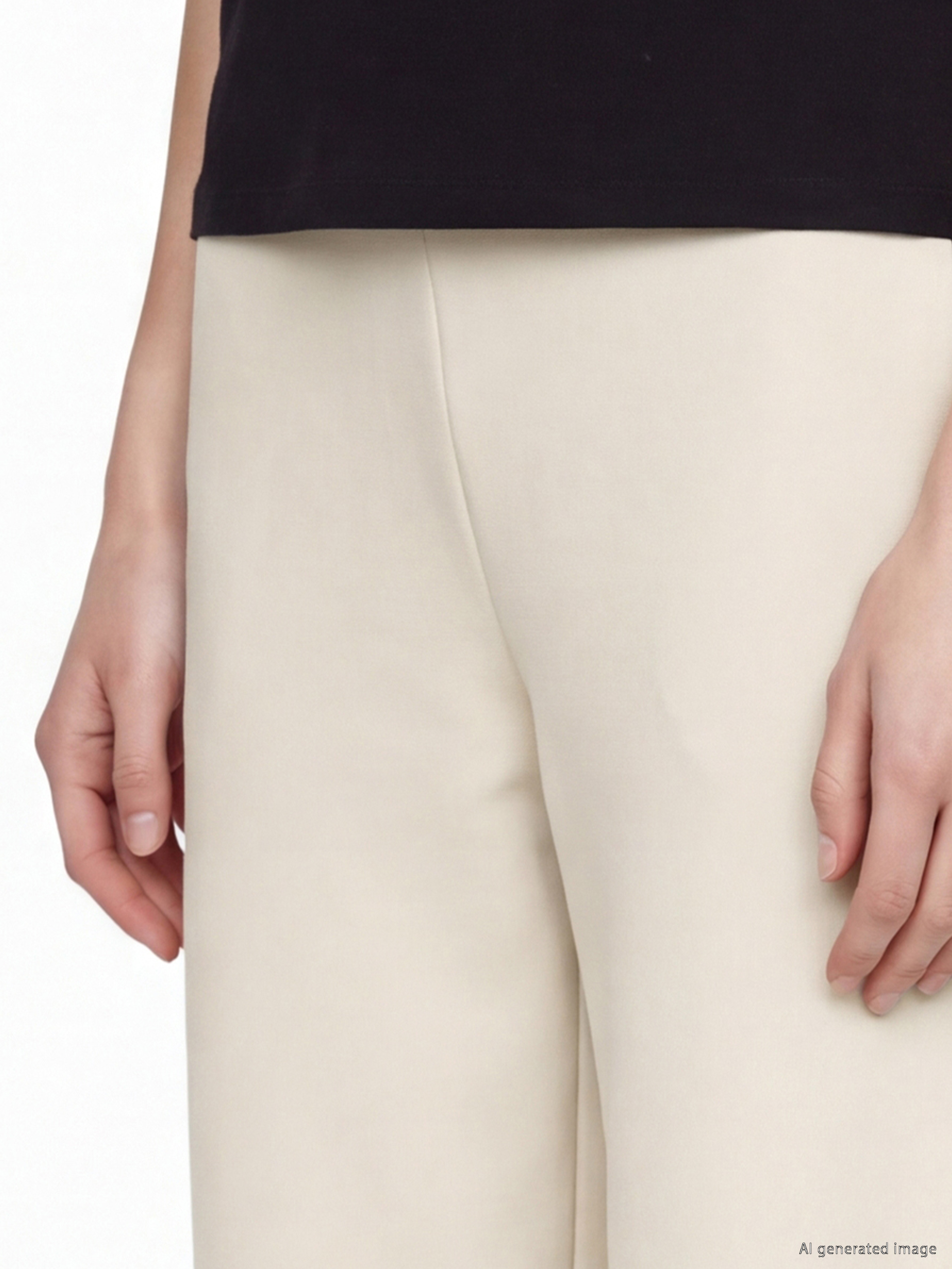 LCW Vision Beli Lastikli Soft Touch Kadın Eşofman Altı görsel 3