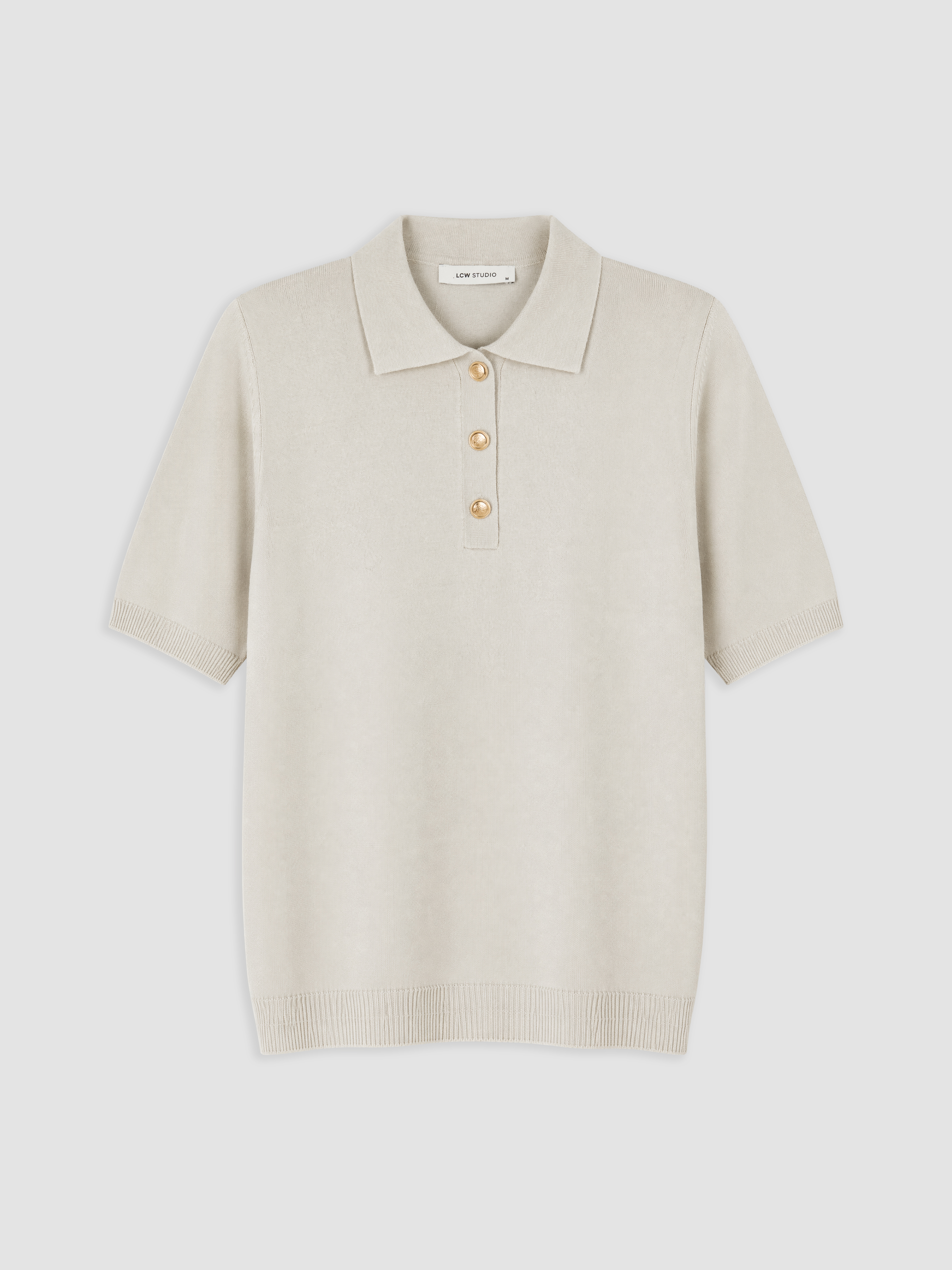 LCW EVERYDAY Polo Yaka Kadın Triko Kazak görsel 5