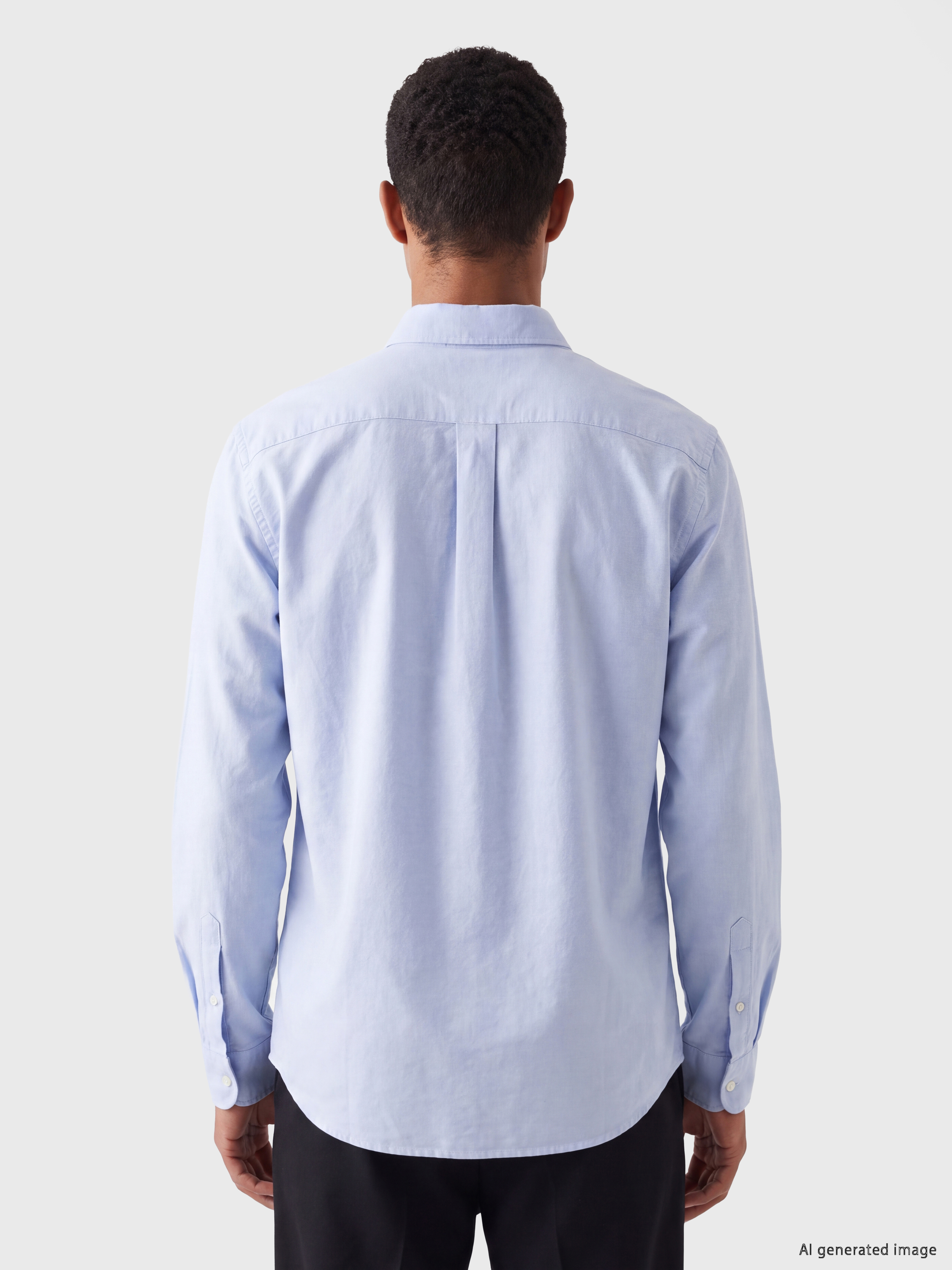 LCW Vision Regular Fit Oxford Erkek Gömlek görsel 3