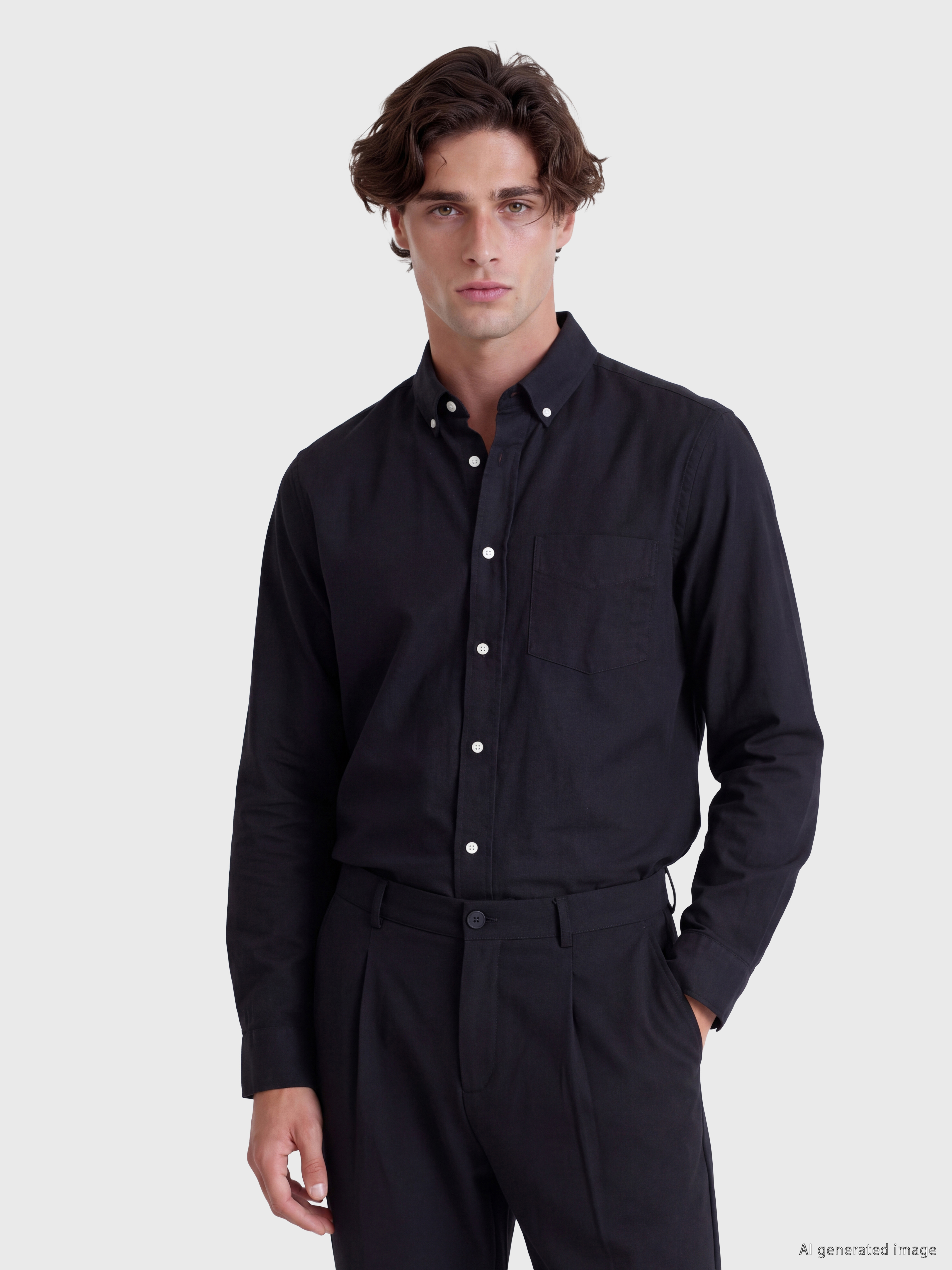 LCW Vision Regular Fit Oxford Erkek Gömlek