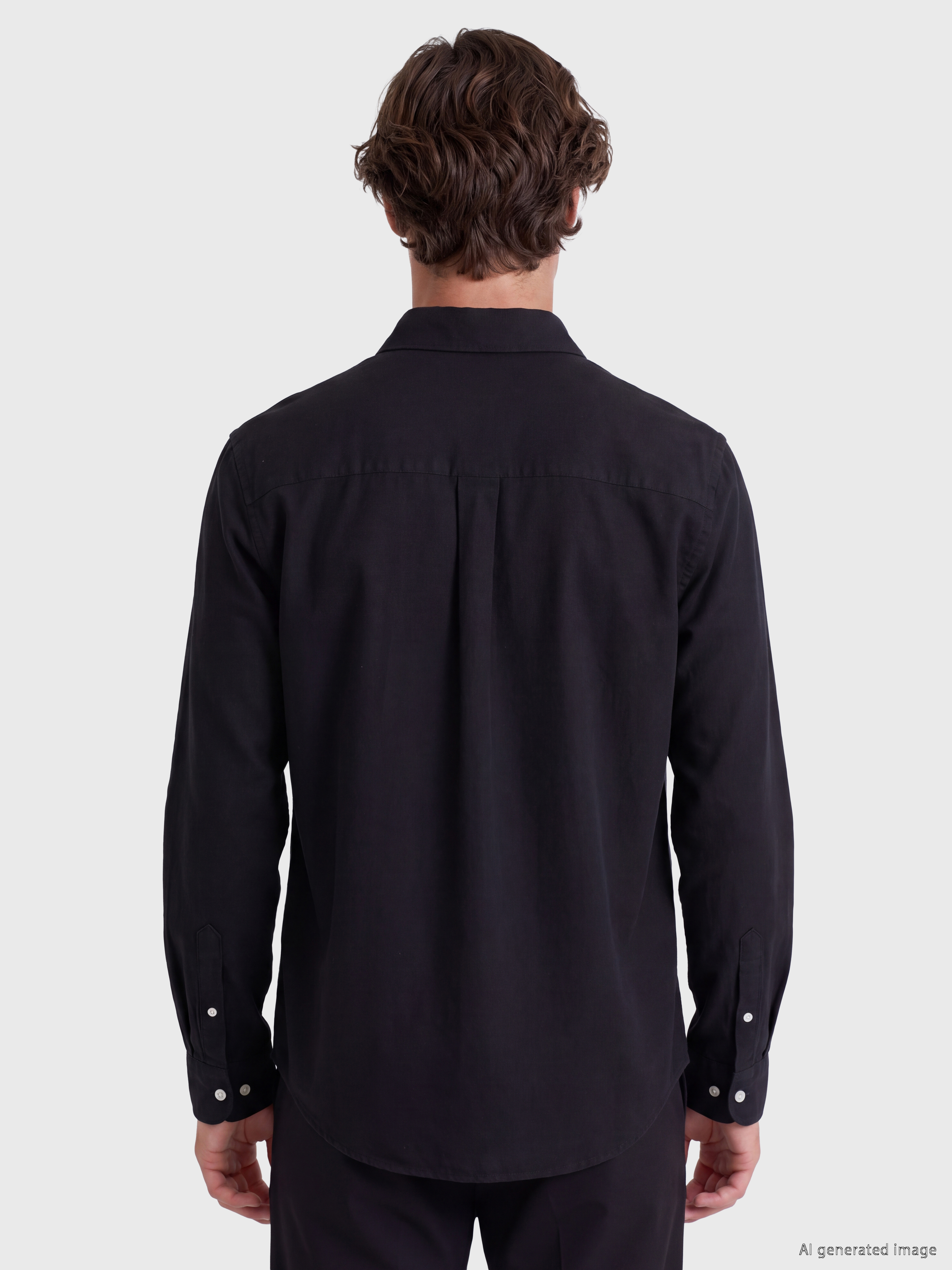 LCW Vision Regular Fit Oxford Erkek Gömlek görsel 4
