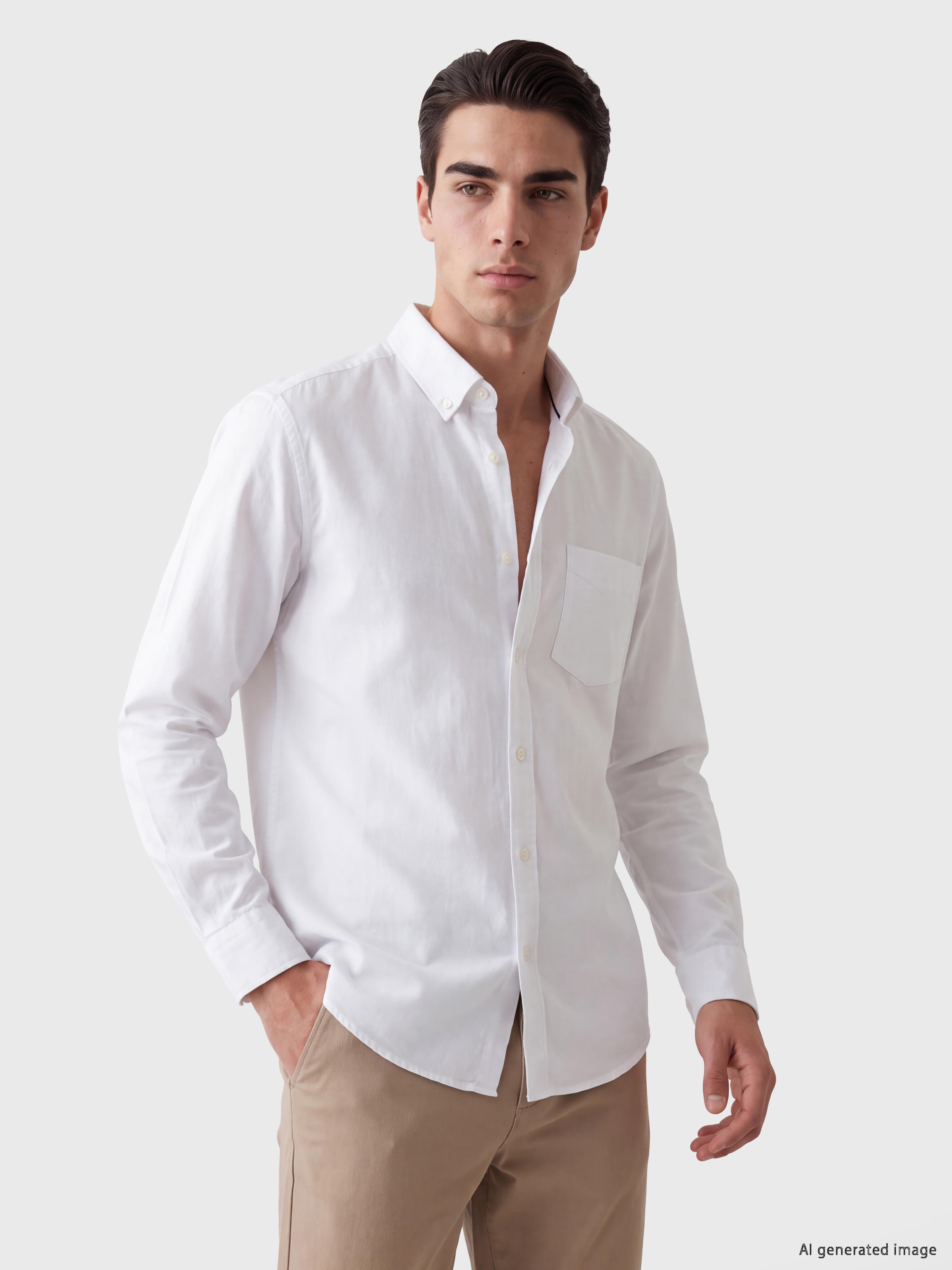 LCW Vision Regular Fit Oxford Erkek Gömlek