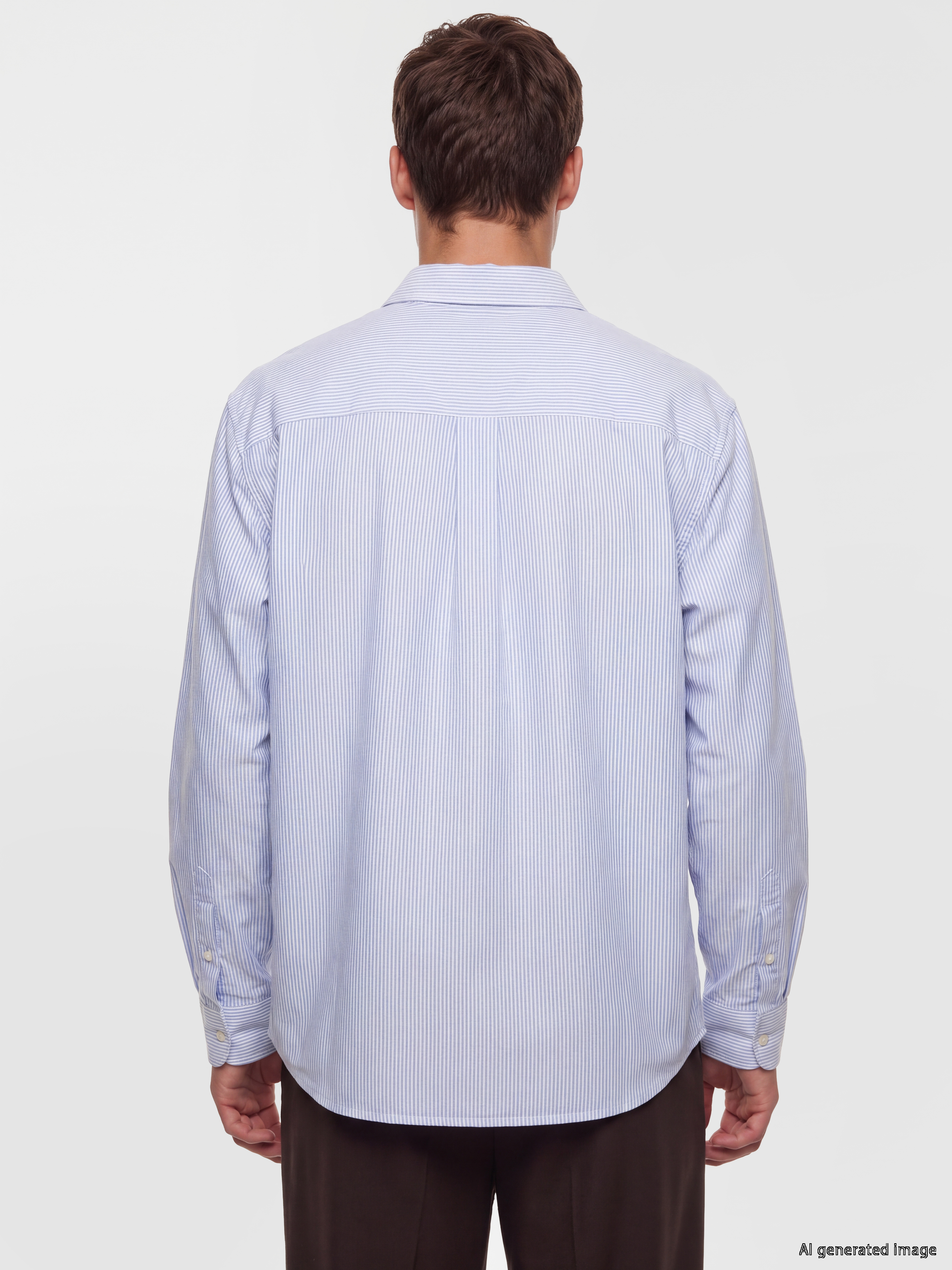 LCW Vision Regular Fit Çizgili Erkek Gömlek görsel 4