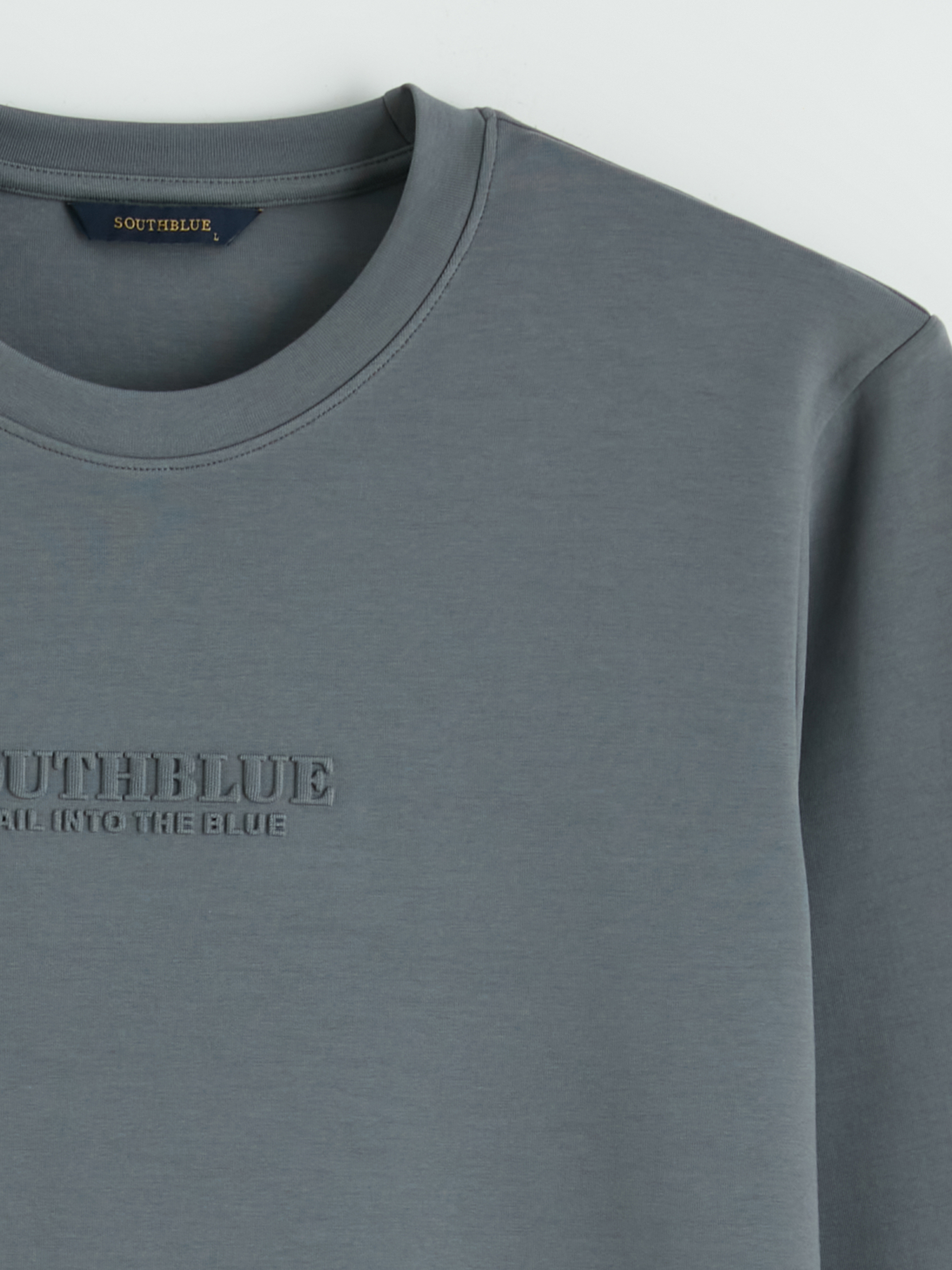 SOUTHBLUE Bisiklet Yaka Baskılı Erkek Sweatshirt görsel 6