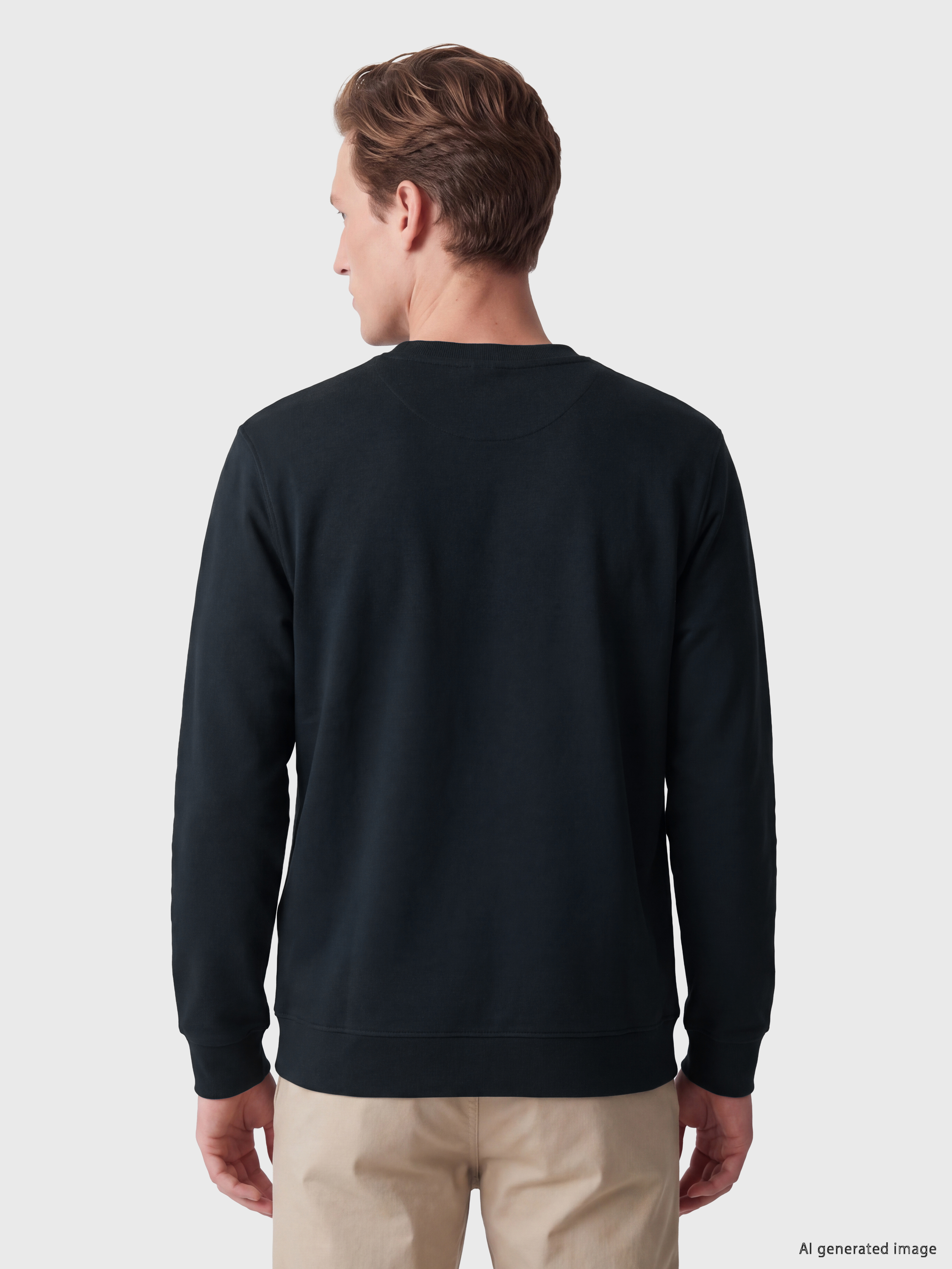 SOUTHBLUE Bisiklet Yaka Baskılı Erkek Sweatshirt görsel 4